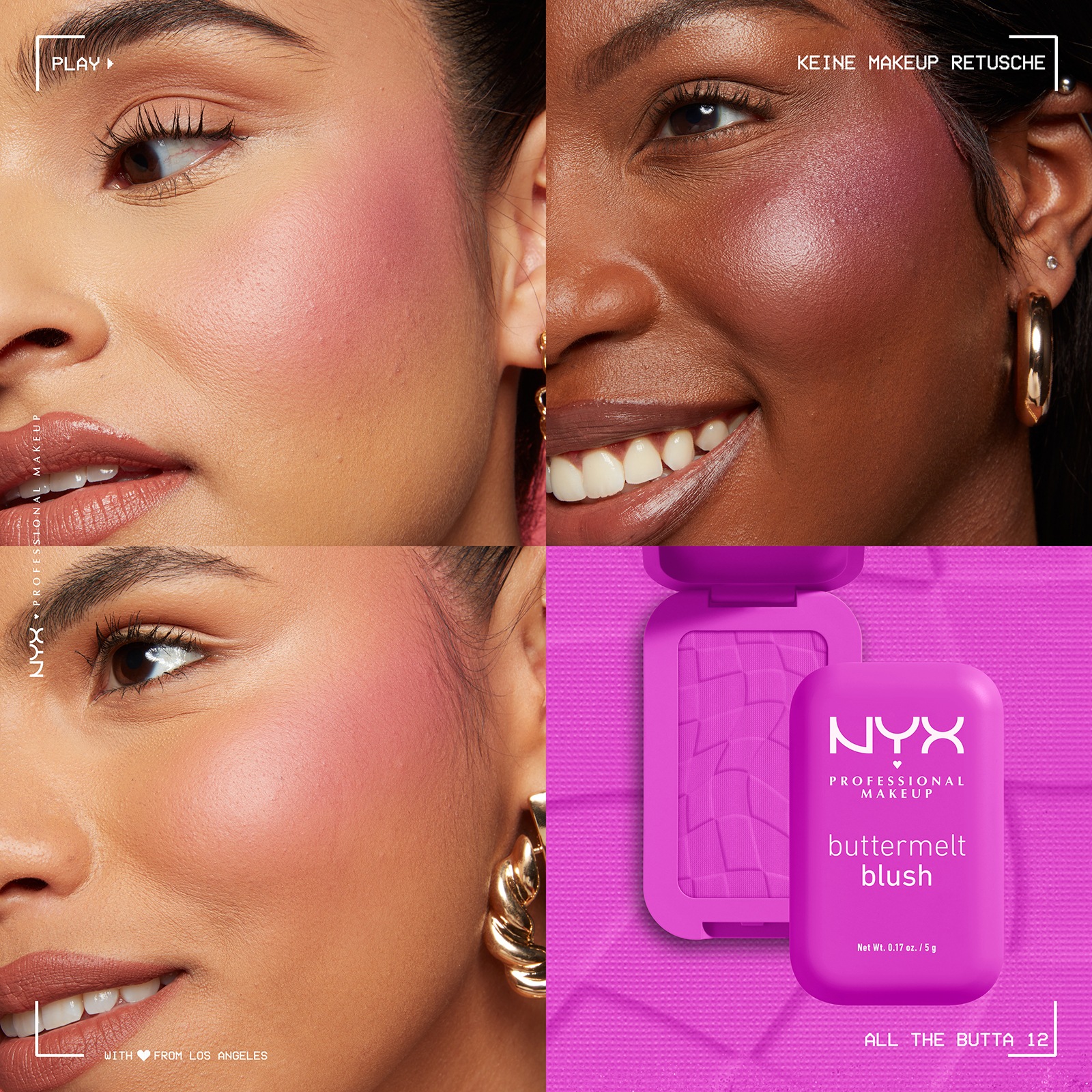 NYX Rouge »Makeup Buttermelt Blush«