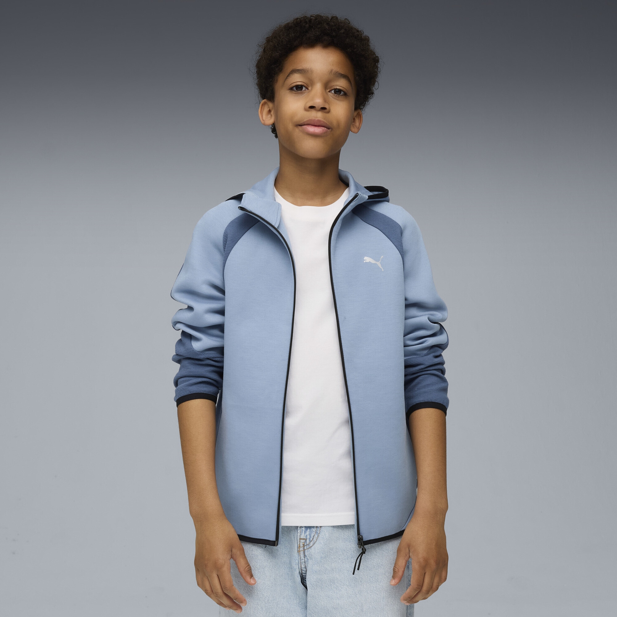 PUMA Hoodie »Evostripe Reißverschluss-Hoodie Jungen«