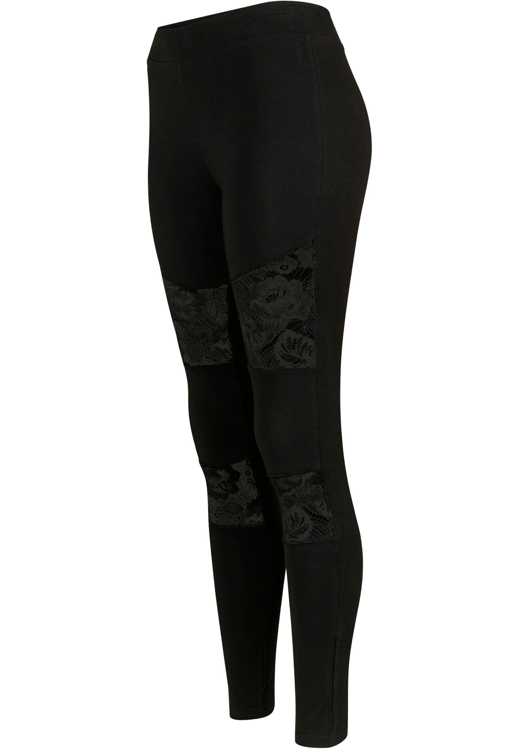 URBAN CLASSICS Leggings »Urban Classics Damen Ladies Laces Inset Leggings«, (1 tlg.)