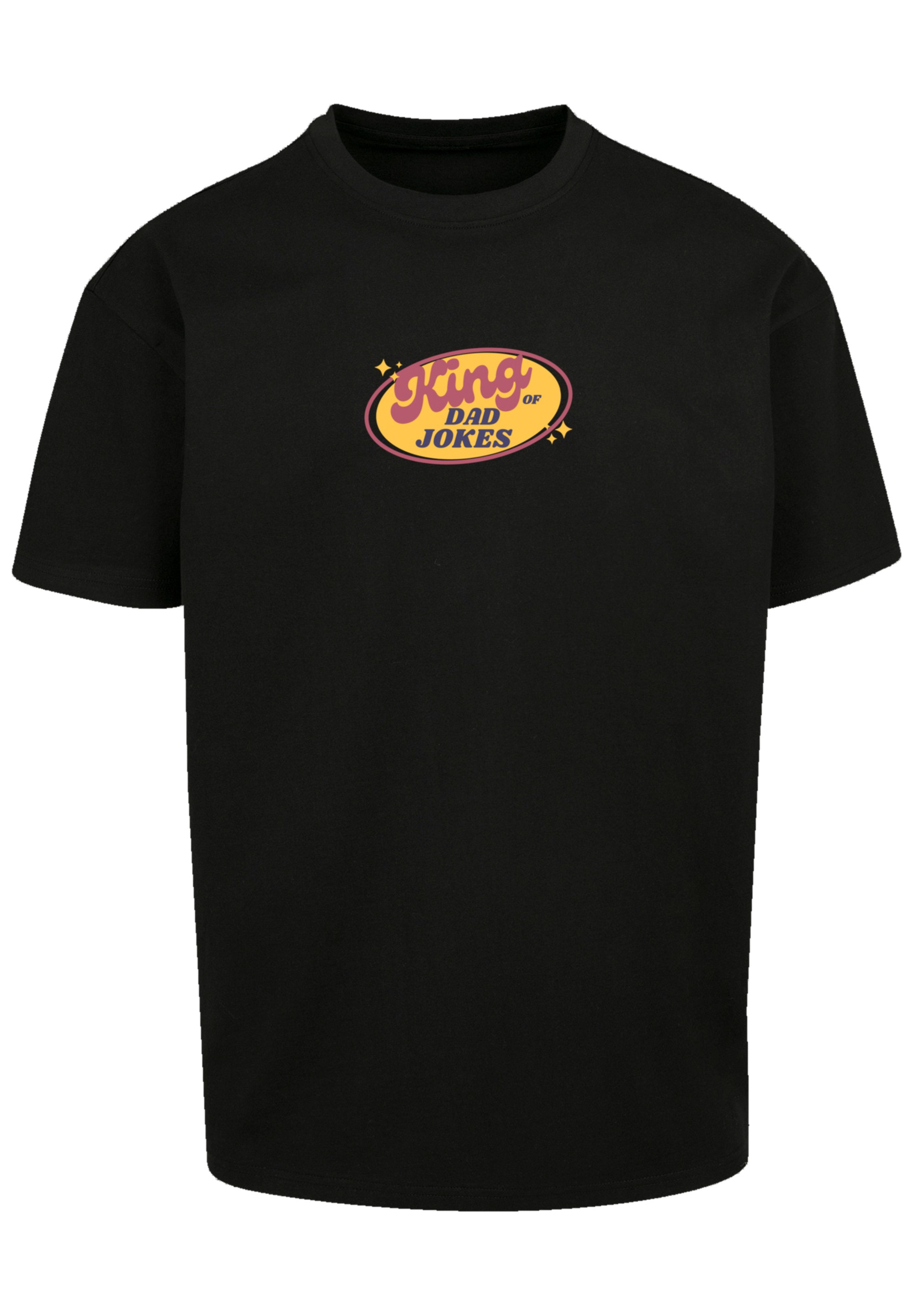F4NT4STIC T-Shirt »King of Dad Jokes Witziges Vatertagsmotiv«, Premium Qualität