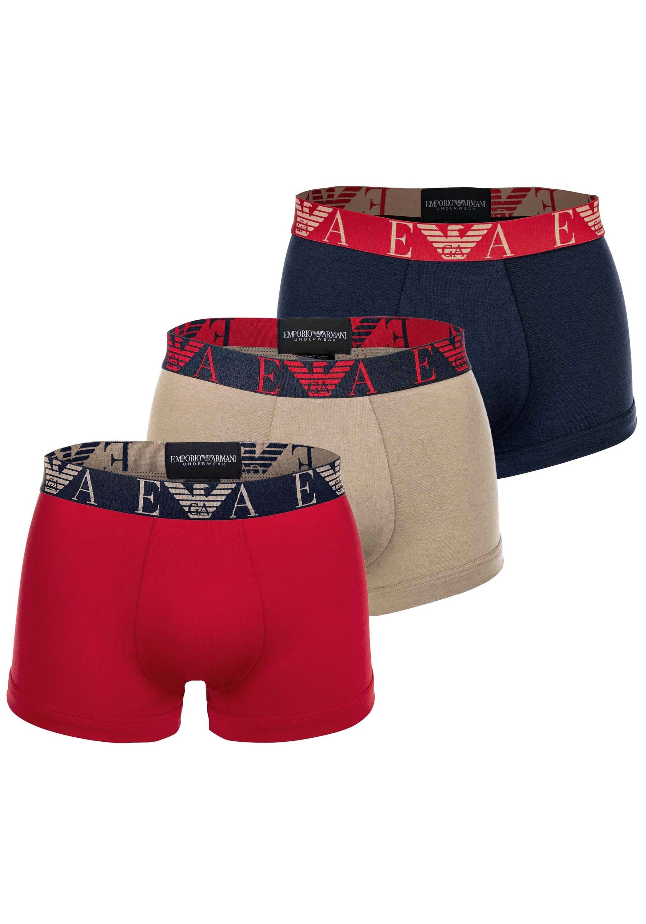 Emporio Armani Boxershorts »Boxershort BOLD MONOGRAM 3er Pack«