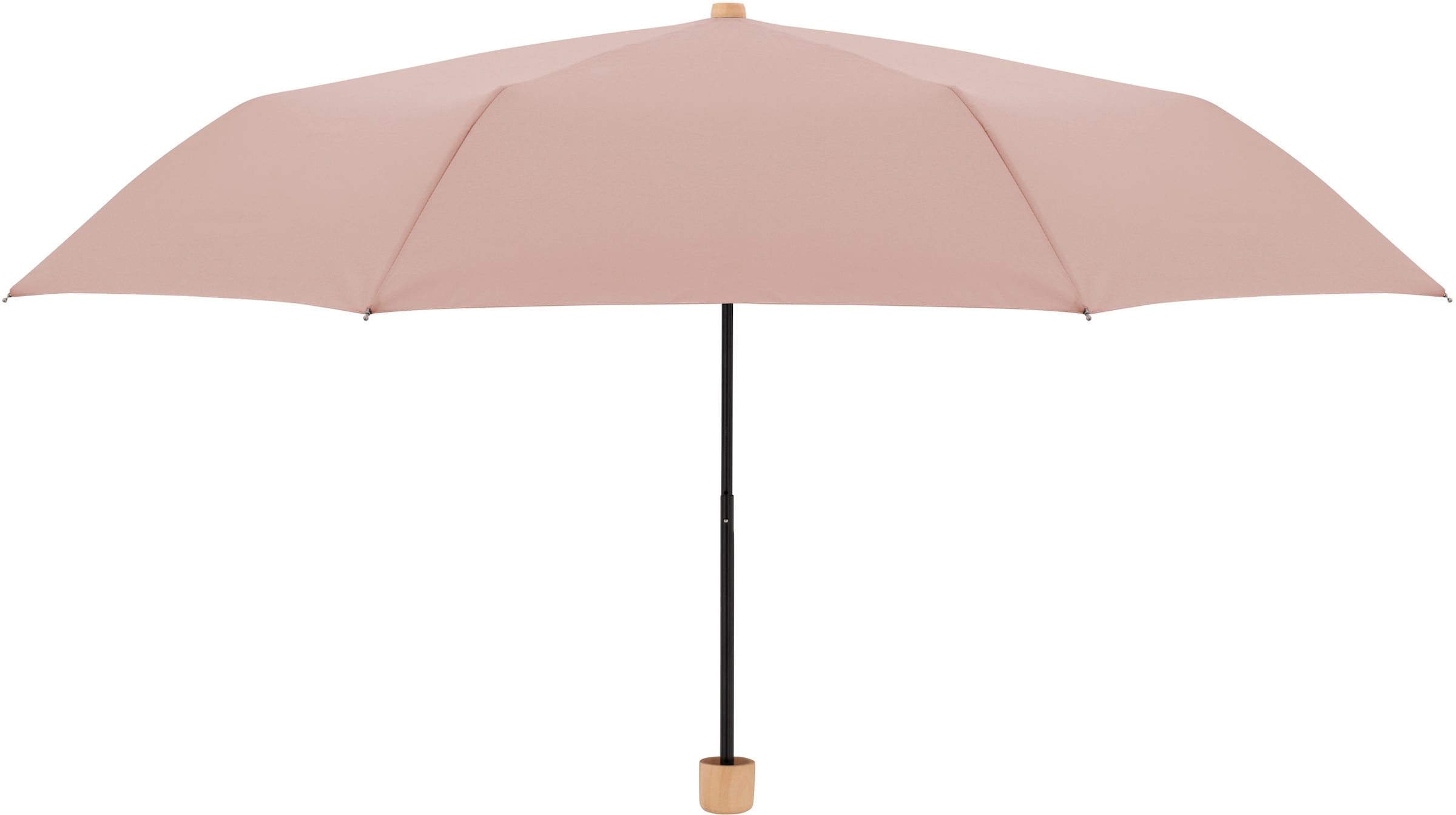 doppler® Taschenregenschirm »nature BAUR Griff schützt mit - aus Material rose«, weltweit kaufen | aus recyceltem Mini, Wald gentle FSC®