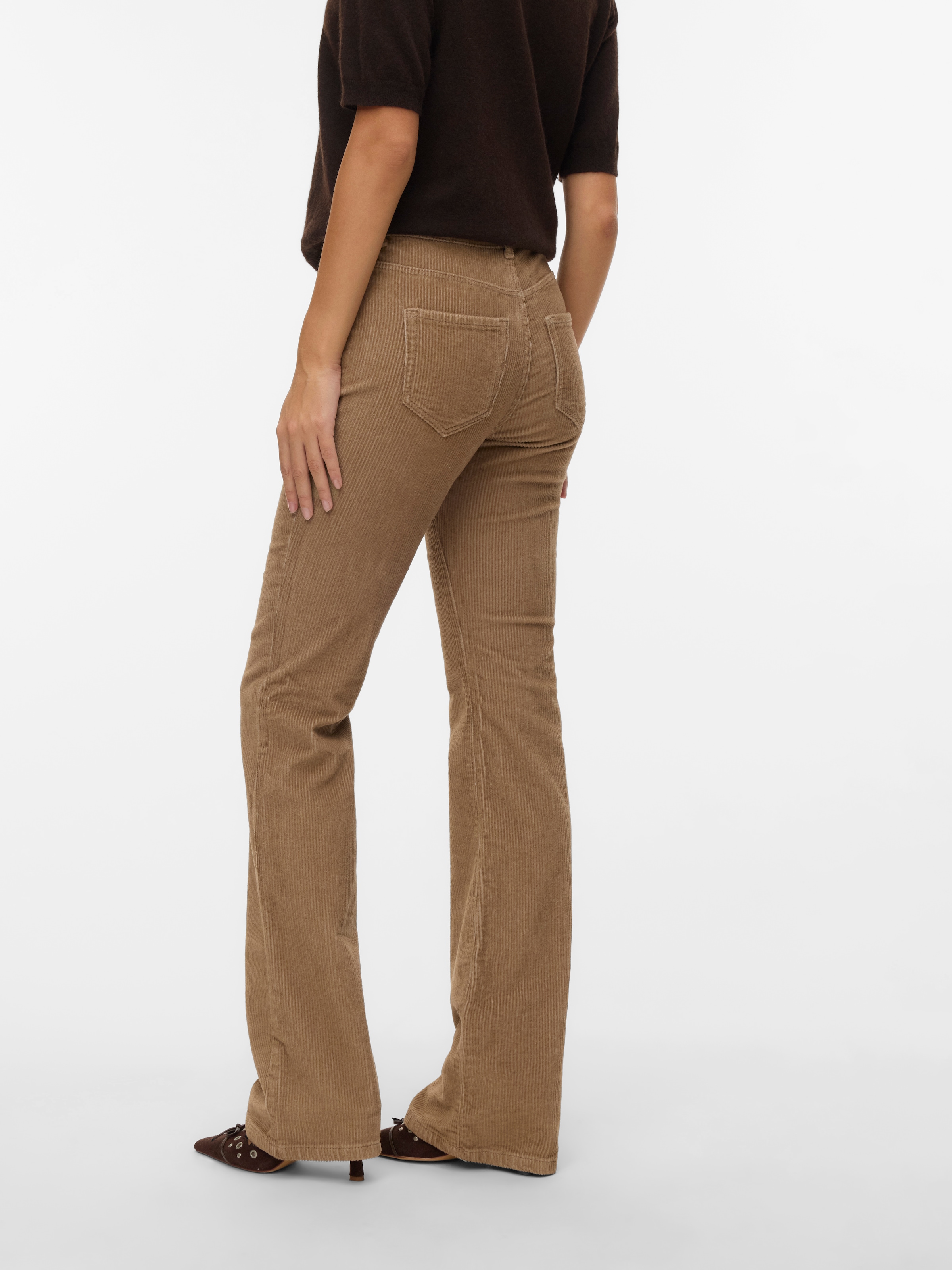 Vero Moda Cordhose »VMFLASH MR FLARED CORDUROY PANTS NOOS«  Cord, regular waist, bootcut fit