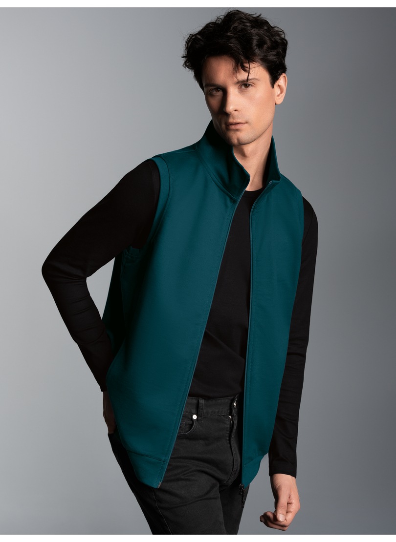 Thumbnail - Trigema Steppweste "TRIGEMA Weste aus bequemem Sweat-Material" 1 Stk. tlg.