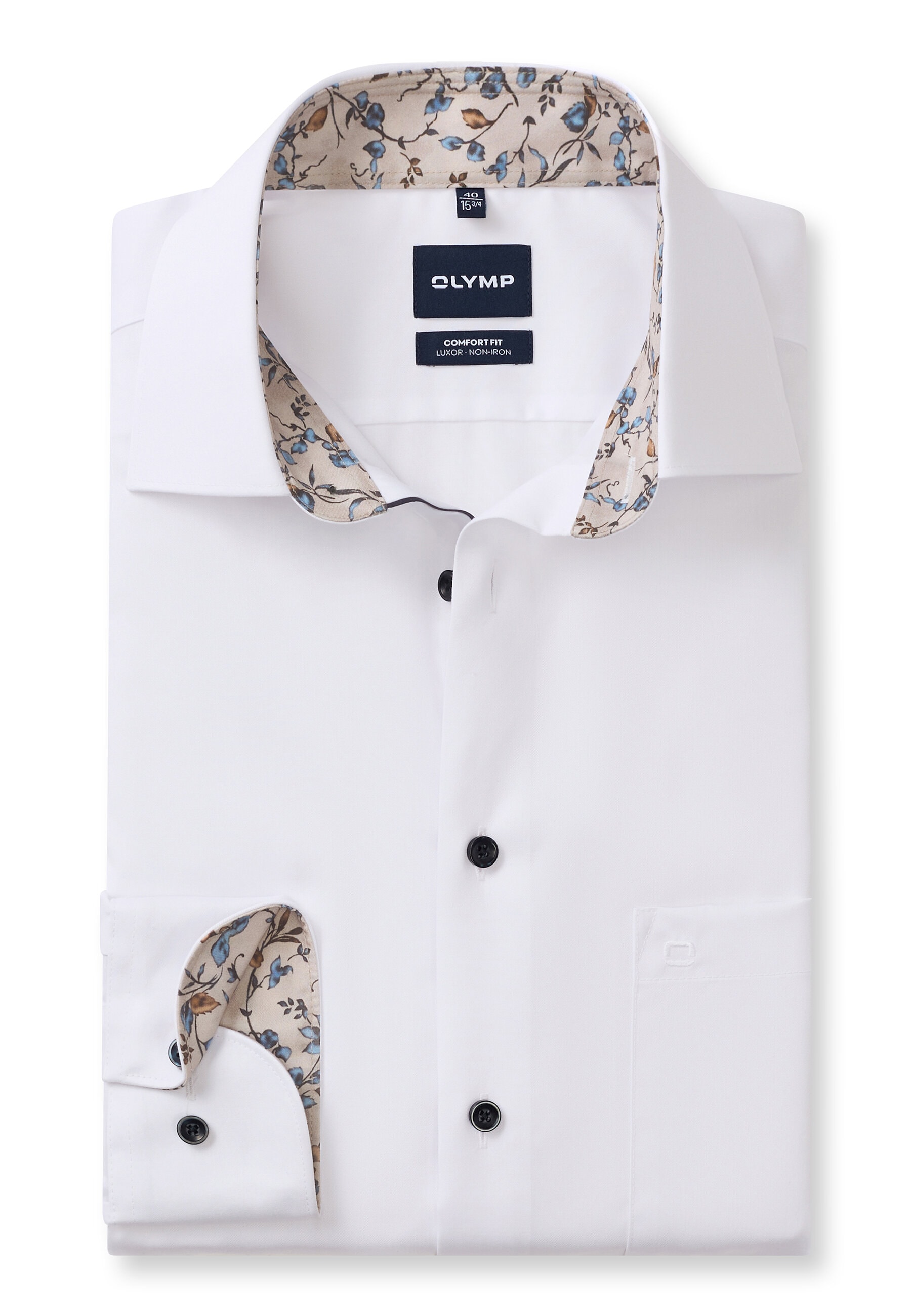 OLYMP Businesshemd »OLYMP Luxor, Comfort Fit, New Kent mit extra langem Arm«