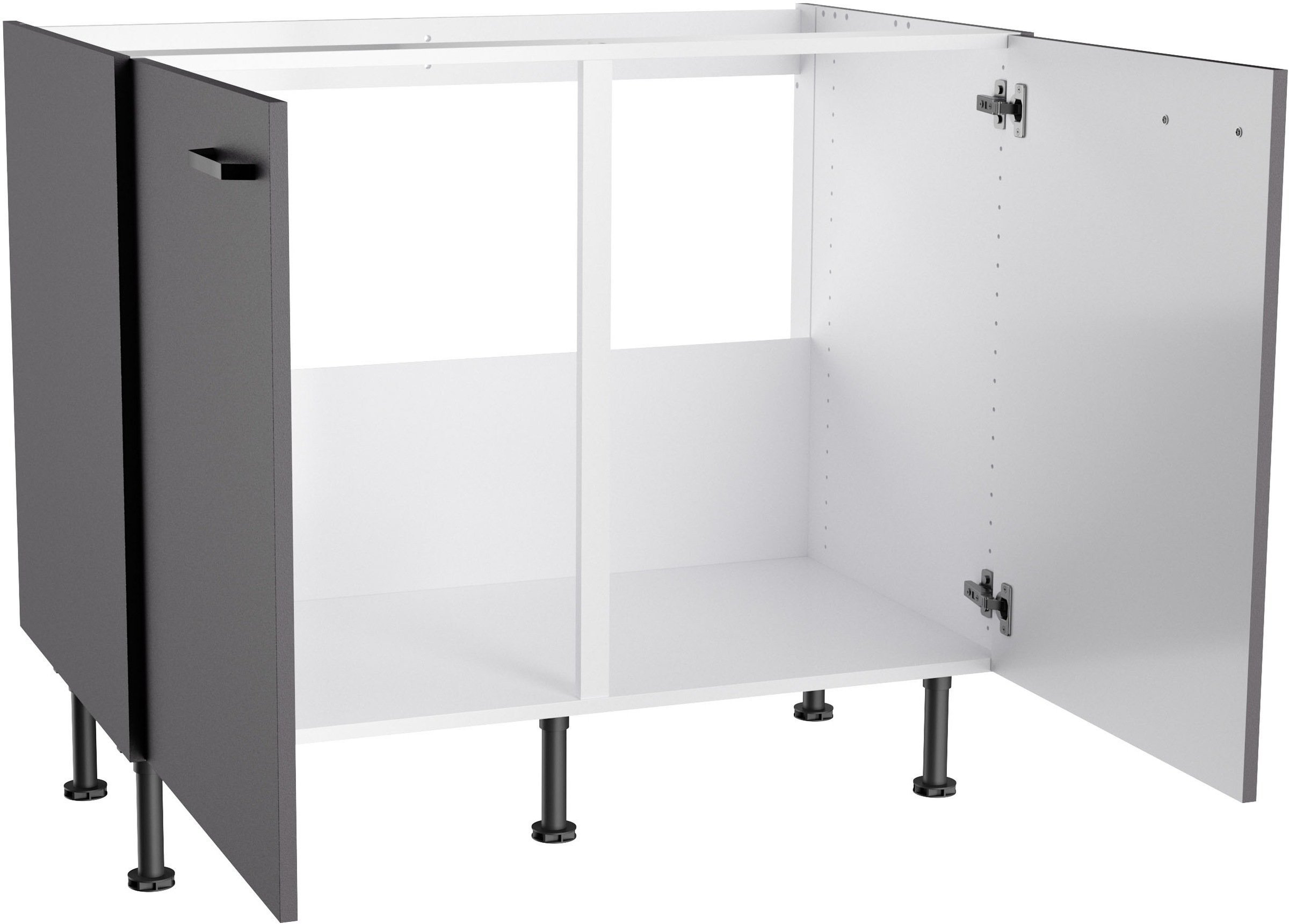 Thumbnail - KOCHSTATION Spülenschrank "KS-Paula" 100 cm breit, 87 cm hoch, mit 1 Tür