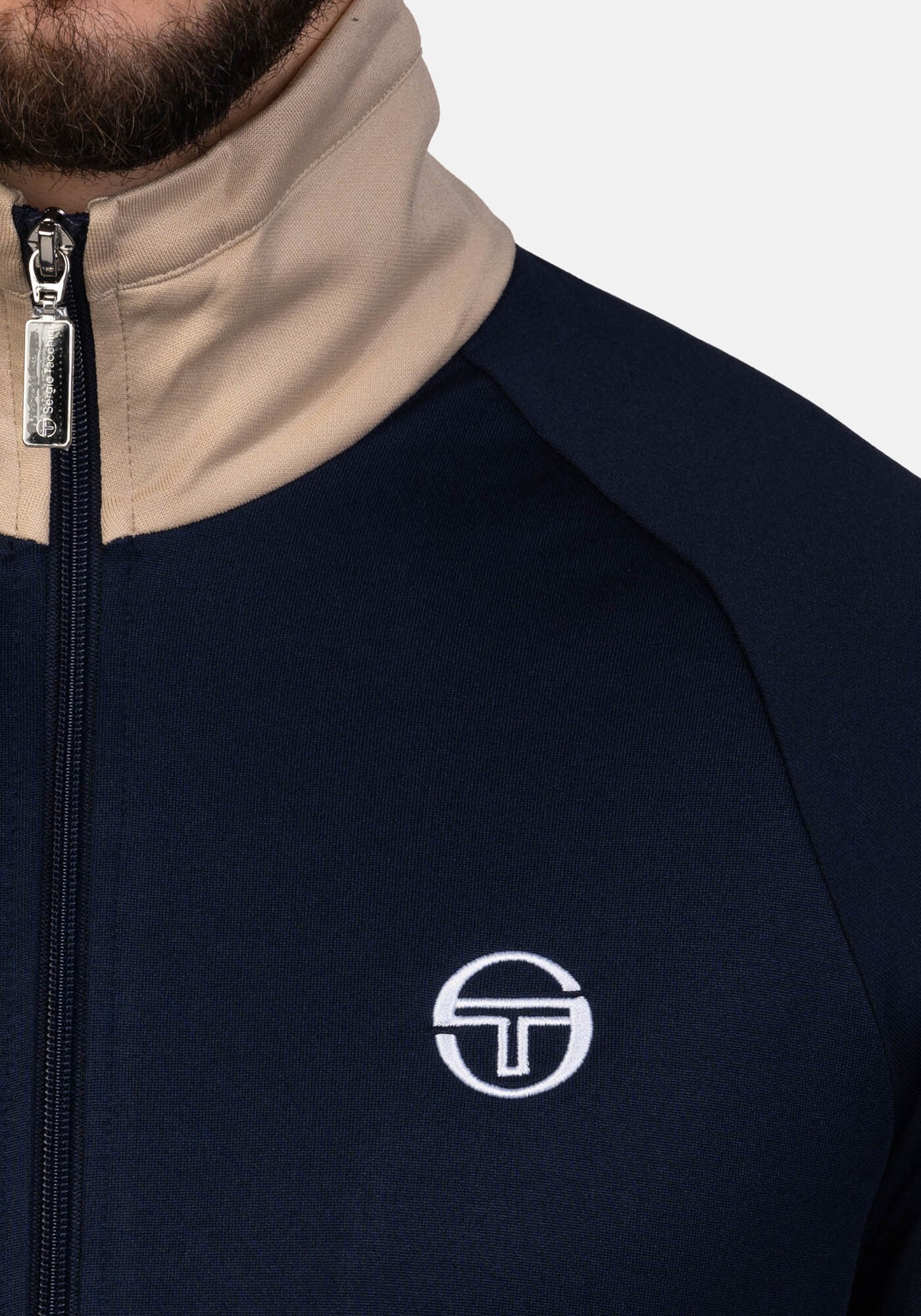 Sergio Tacchini Trainingsjacke »DALLAS TRACK TOP Herren«, ohne Kapuze, Trainingsjacke Herren, leichte Jacke, Retro, Sportjacke, Outdoor, Sale