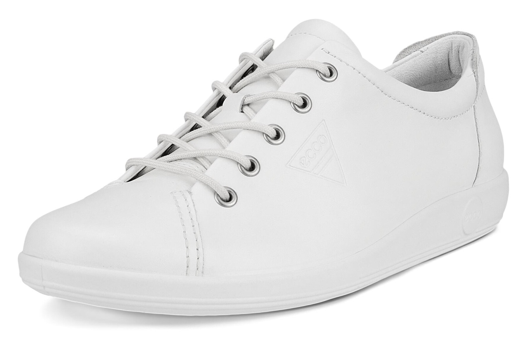 Ecco Sneaker »Soft 2.0«, Freizeitschuh, Halbschuh, Schnürschuh mit Retro-Shilouette