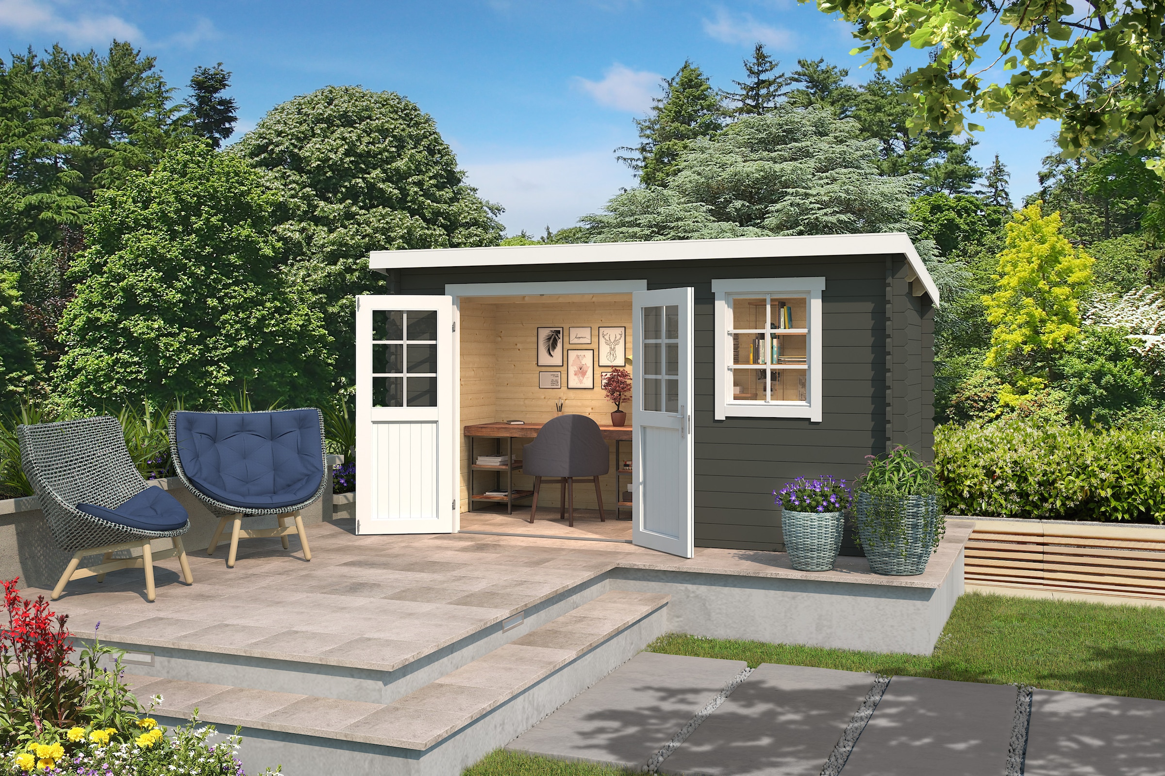 Nordic Holz Gartenhaus "Amira 175" günstig online kaufen