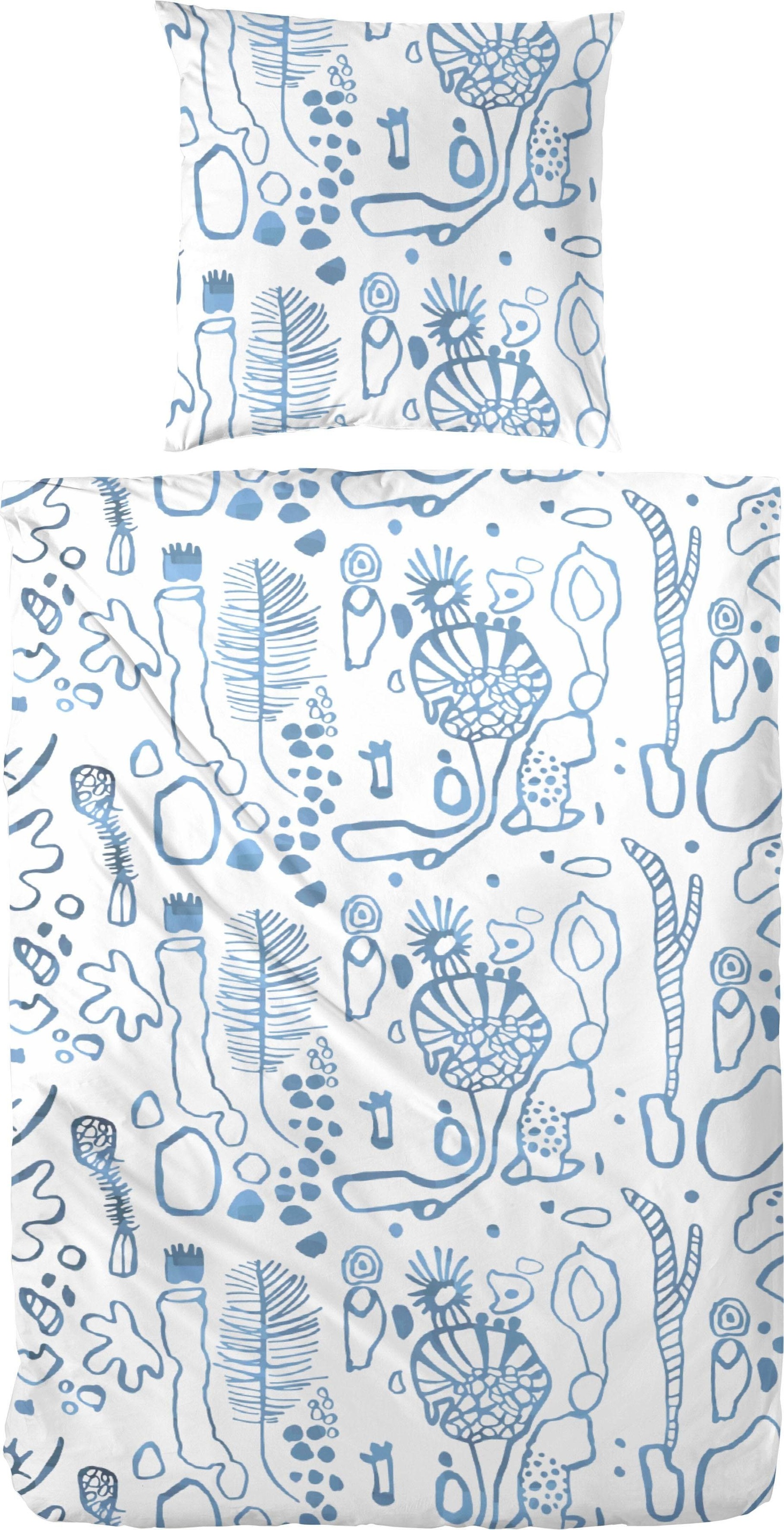 Primera Bettwäsche »Under water love«, mit abstrakter Meeres Optik