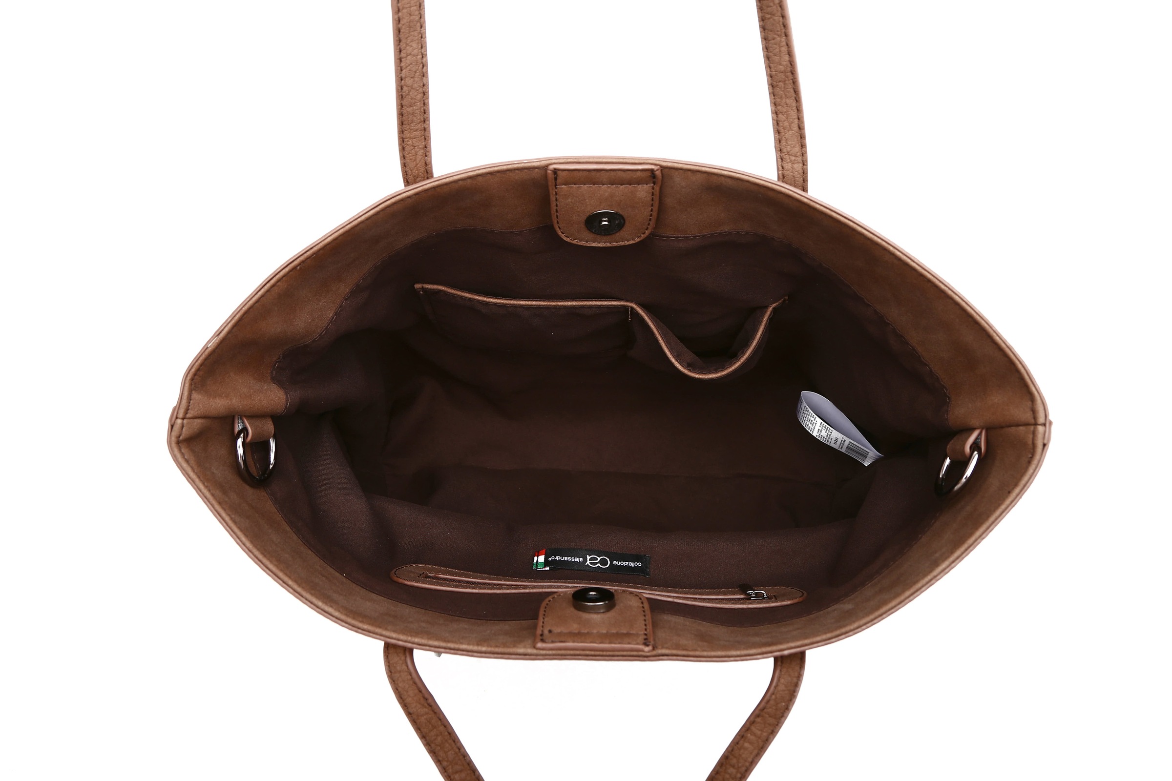 COLLEZIONE ALESSANDRO Schultertasche »Milano«, mit Reißverschluss auf der Rückseite