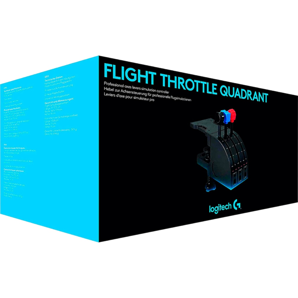 Logitech G Gaming-Adapter »Logitech G Saitek Pro Flight Throttle Quadrant«, 1,8 cm