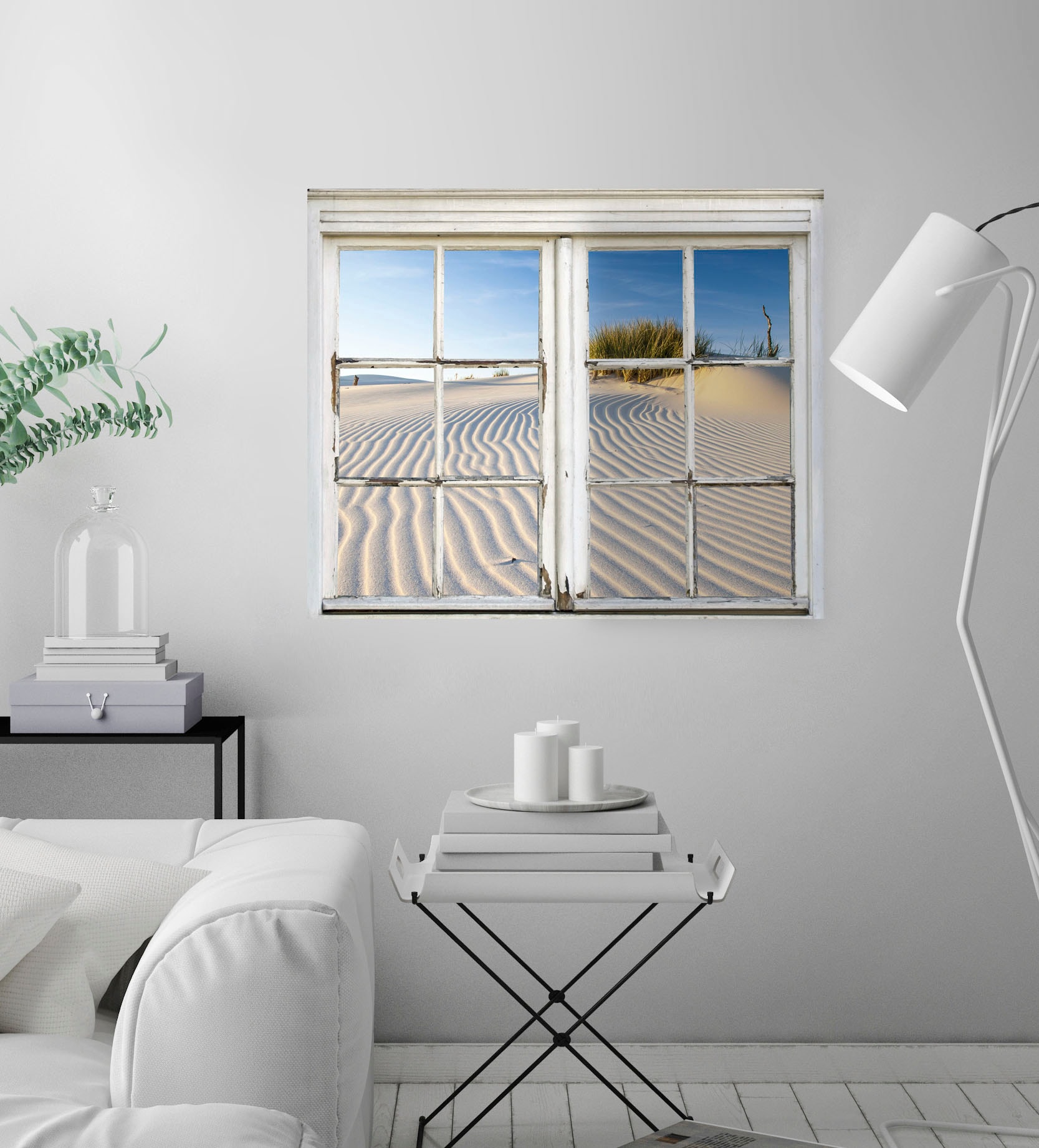 queence Wandsticker »Strand«, Wandsticker, Wandbild, selbstklebend, Strand