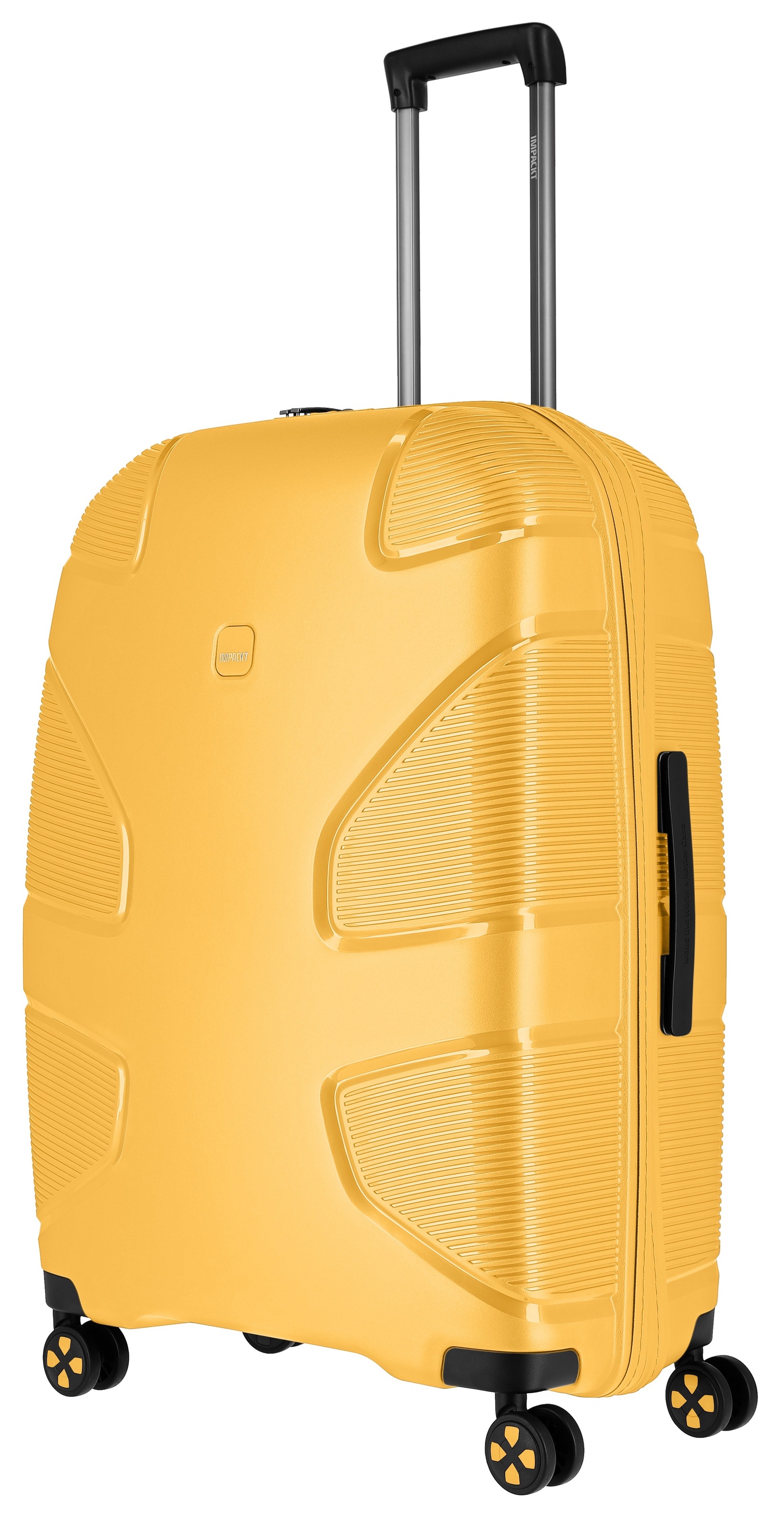 IMPACKT Hartschalen-Trolley »IP1, verschiedene Größen und Farben«, 4 Rollen, Hartschalen-Koffer vegan Koffer Reisegepäck USB-Port TSA Zahlenschloss