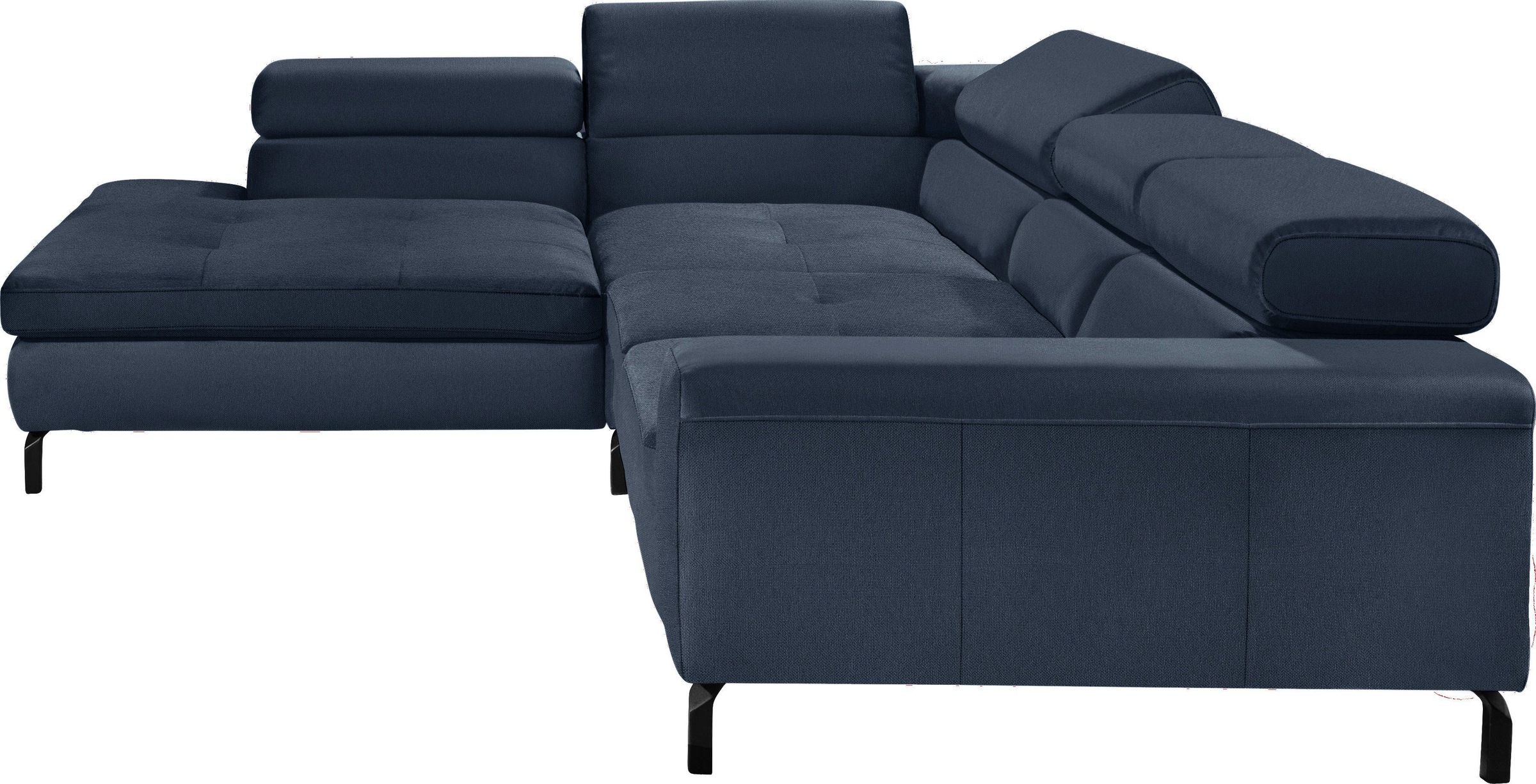 GALLERY M branded by Musterring Ecksofa »Felicia Due L-Form«, Wahlweise mit Sitzvorzug, inkl. Kopfteilverstellung, Sitzhöhe 43 cm