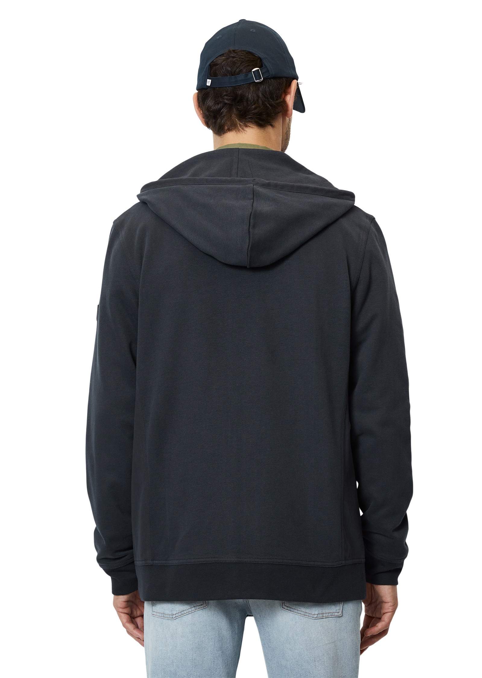 Marc O'Polo Sweatjacke »mit Herringbone-Einsätzen«