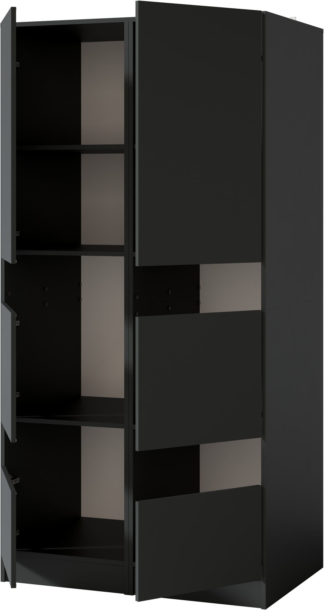 BASIC by Balculina Mehrzweckschrank-Set »Washhome B/T/H 100x68x200« 2 Stk. tlg.