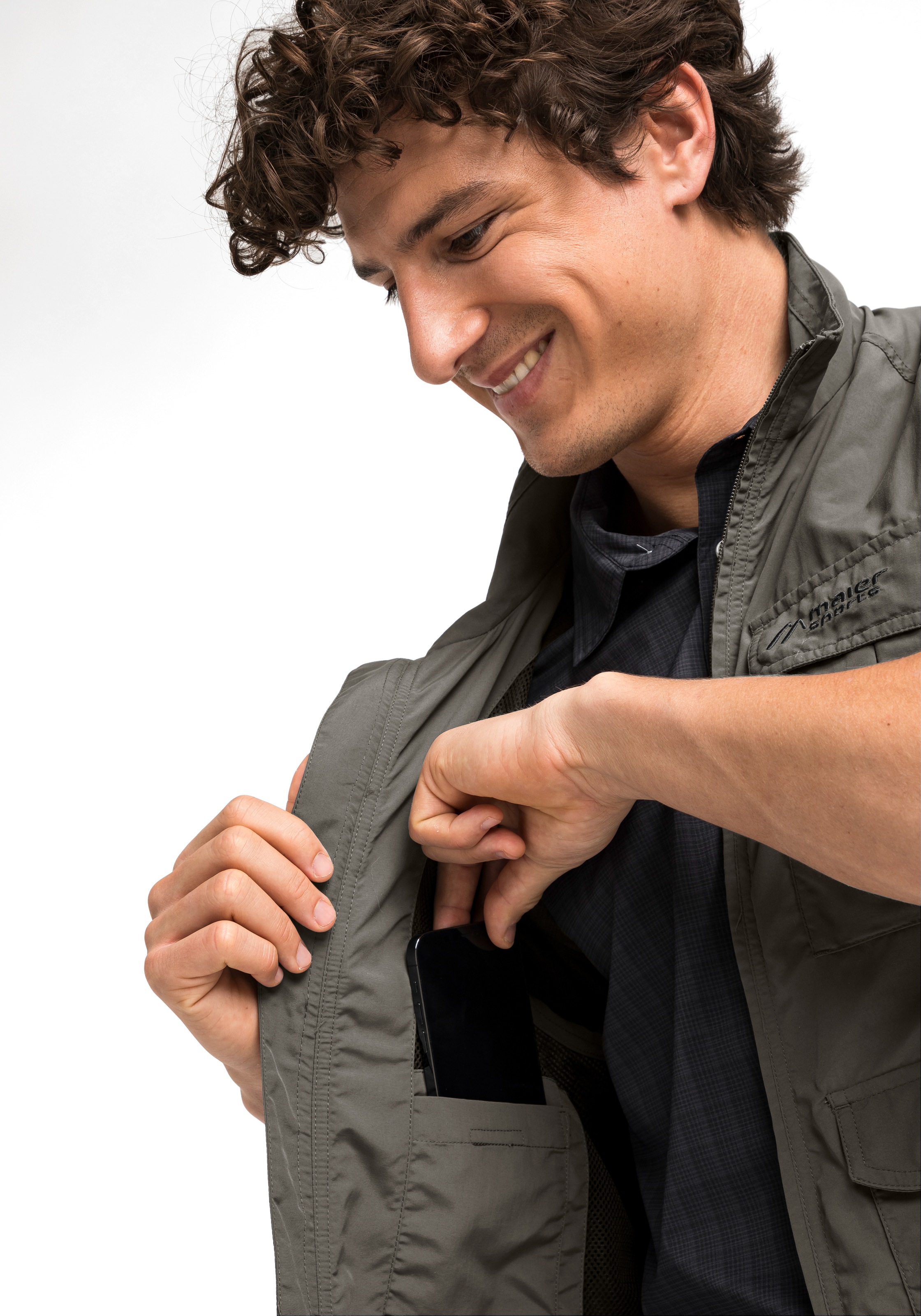 Maier Sports Funktionsjacke »Valdemar«, Vielseitige Funktionsweste, perfekt für Wandern und Reise