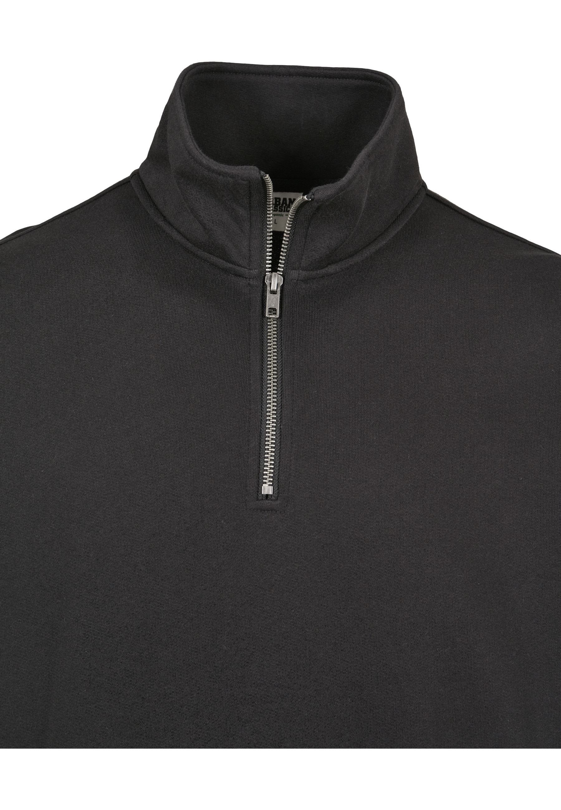 URBAN CLASSICS Sweater »Urban Classics Herren Organic Basic Troyer«, 1 Stk.
