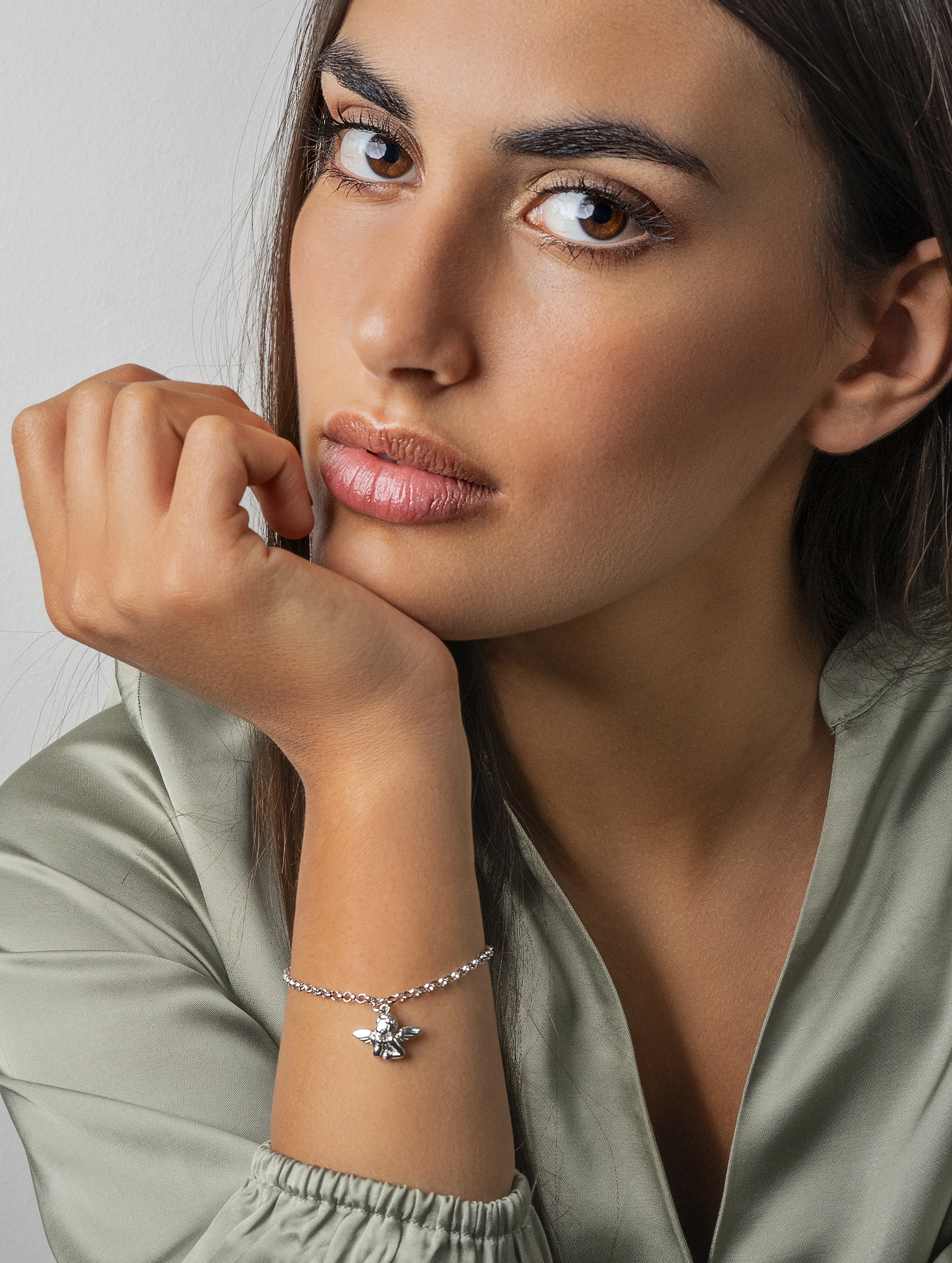 ONE ELEMENT Silberkette »Engel Halskette bestellen | 925 aus Schmuck 16 Ø«, Damen Silber BAUR cm Silber Engel online