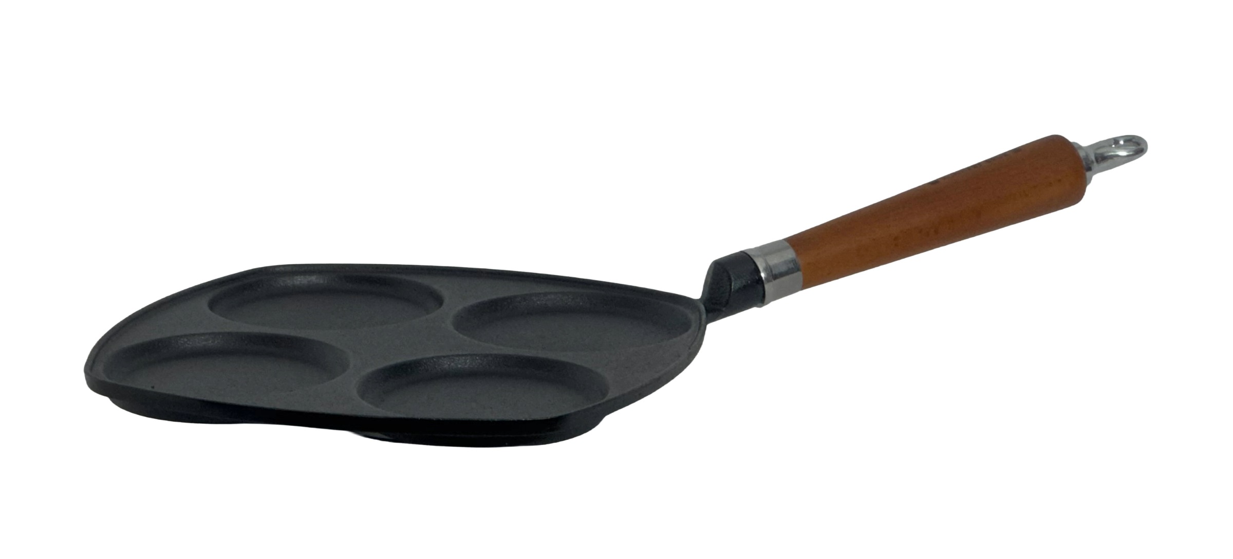 Ronneby Bruk Bratpfanne "Maestro Eierpfanne, 25 x 25 cm, mit Holzgriff" Gusseisen 1 tlg.