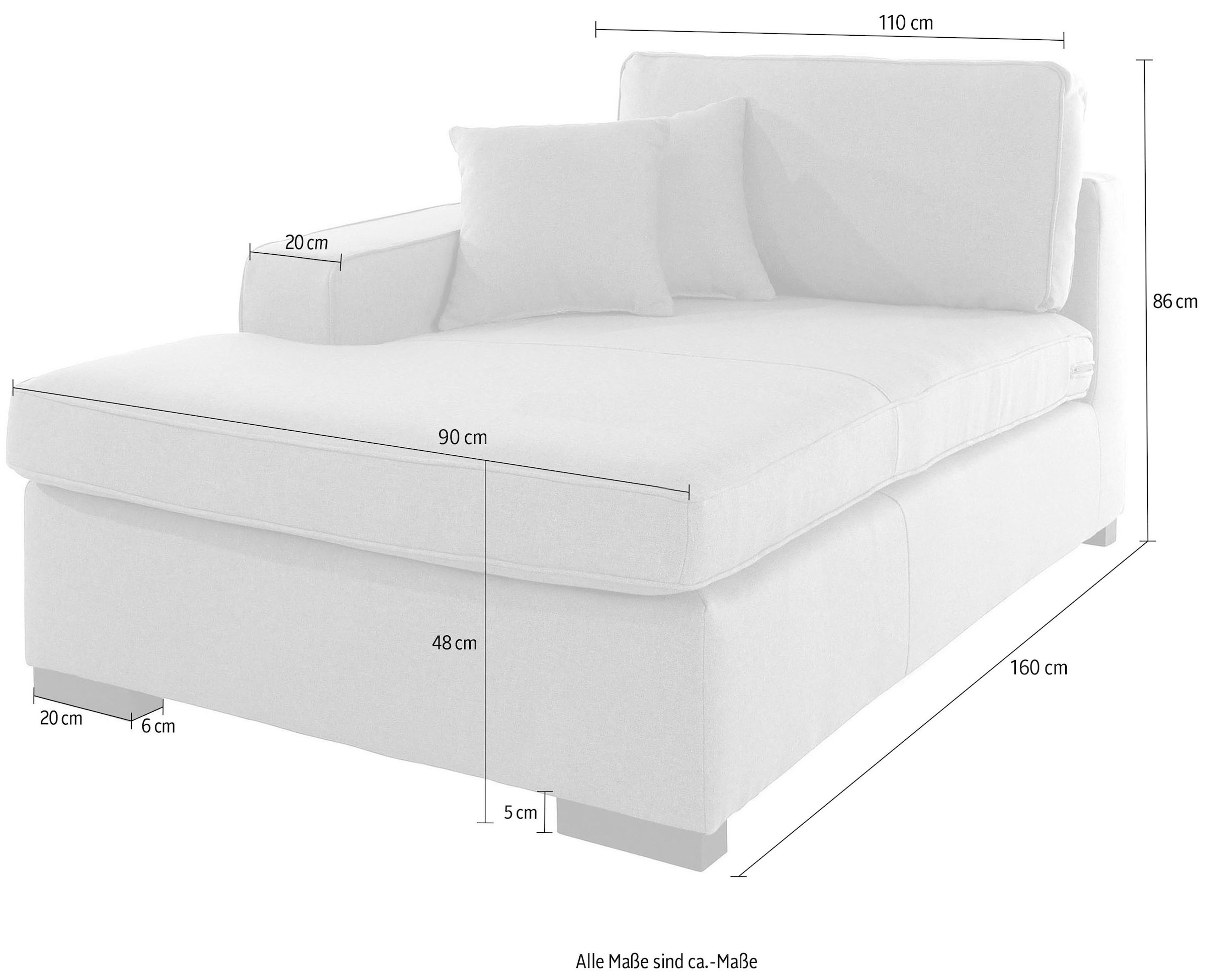 Guido Maria Kretschmer Home&Living Sofaelement »Skara«, Modul zum eigenen Zusammenstellen, in vielen Bezugsqualitäten
