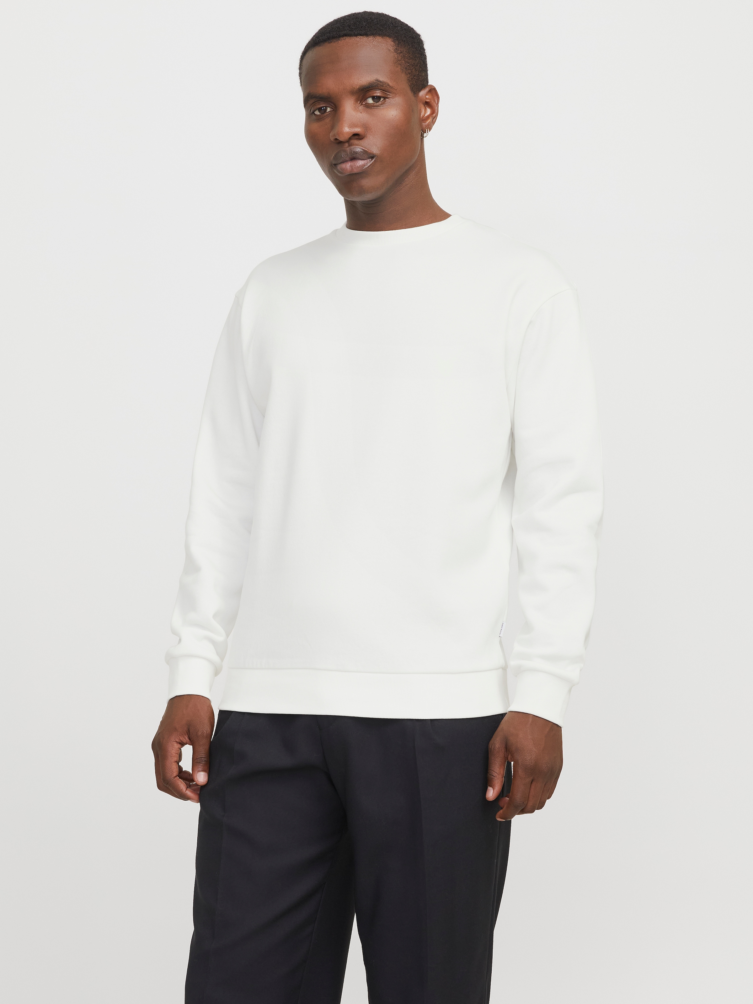 Jack & Jones Sweatshirt "JJEBRADLEY mit Rippbündchen für Alltag und Freizei günstig online kaufen