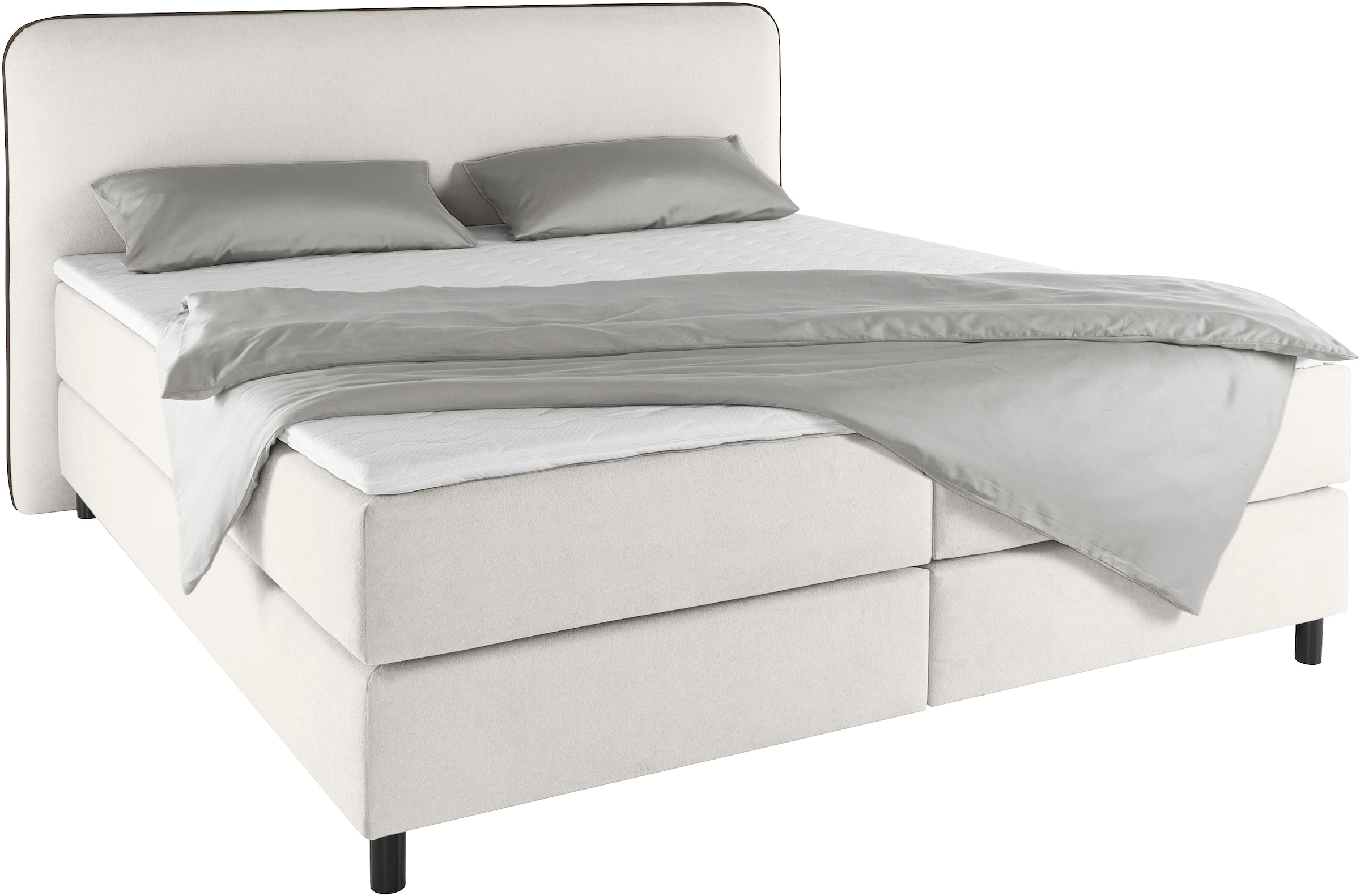 s.Oliver Boxspringbett »Kuhmo in verschiedenen Größen inkl. Topper« wahlweise mit Bonnell- oder TTFK-Matratze in H2, H3 o. H4 erhältlich