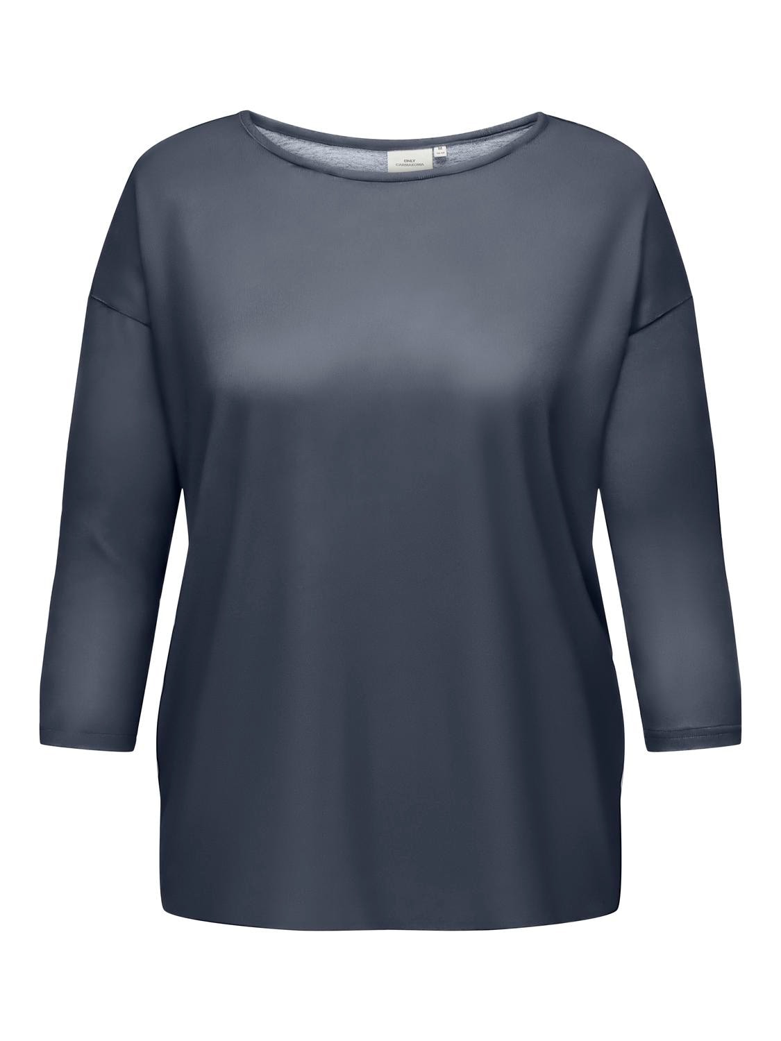 ONLY CARMAKOMA 3/4-Arm-Shirt "CARALBA 3/4 TOP NOOS"