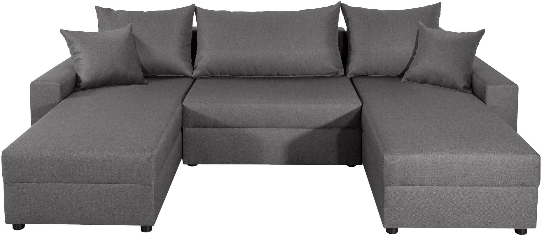 COLLECTION AB Wohnlandschaft "Pico U-Form", Wohnlandschaft,2 X Ottomane,Pol günstig online kaufen