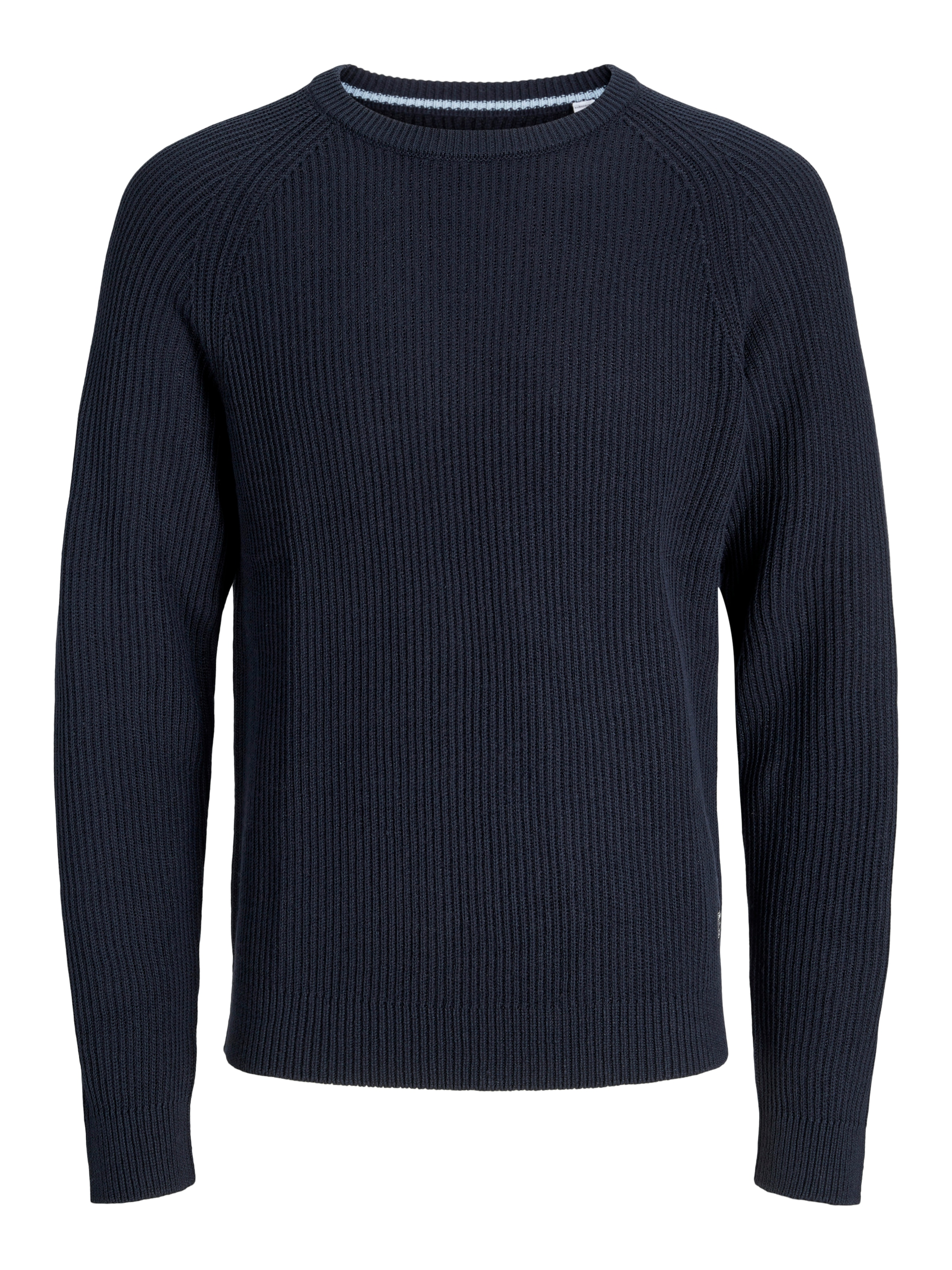 Jack & Jones Rundhalspullover "JJPANNEL KNIT CREW NECK AW25" günstig online kaufen