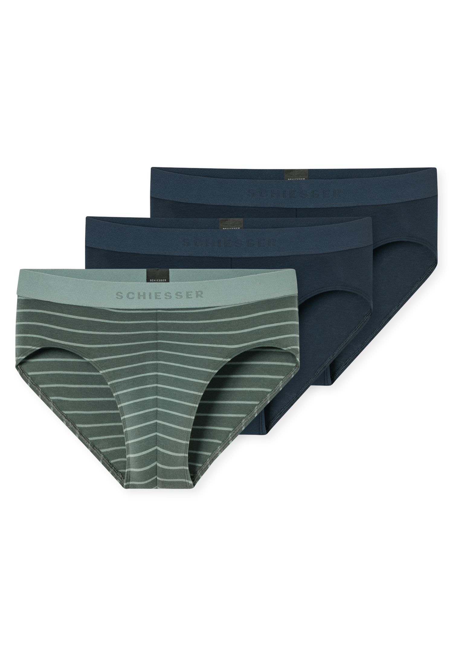 Schiesser Rioslip "95/5 Multipacks" 3er Pack, ohne Eingriff, softer Logobun günstig online kaufen