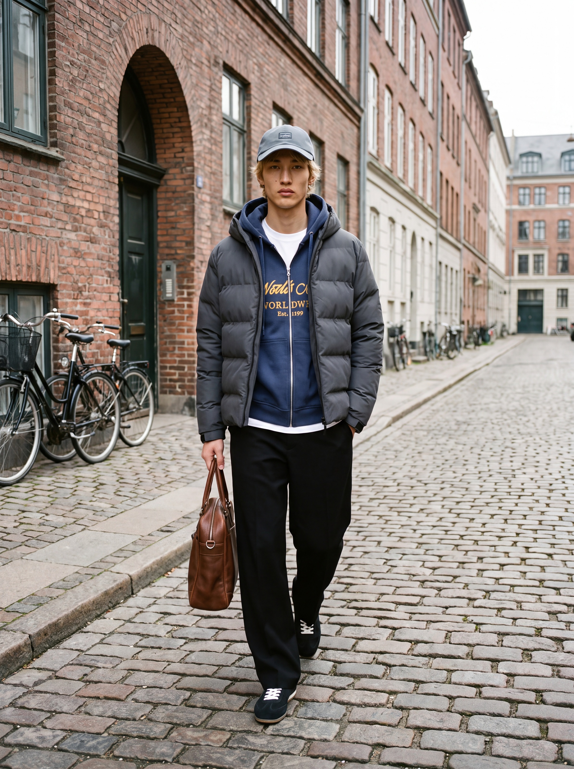 Jack & Jones Steppjacke »JJSAGE PUFFER JACKET BF« mit Kapuze Kunstfaser, regular fit