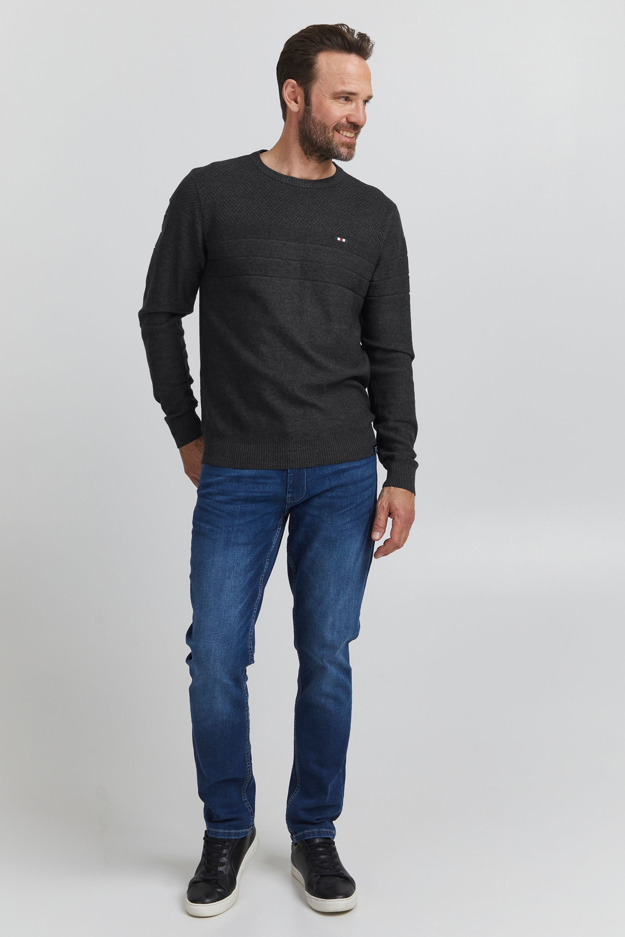 FQ1924 Strickpullover »Strickrundhalspullov FQSaban«