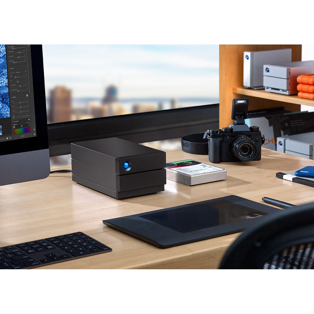 LaCie HDD-NAS-Festplatte »2big RAID«, Anschluss USB-C-USB 3.0-Thunderbolt 3-USB-C