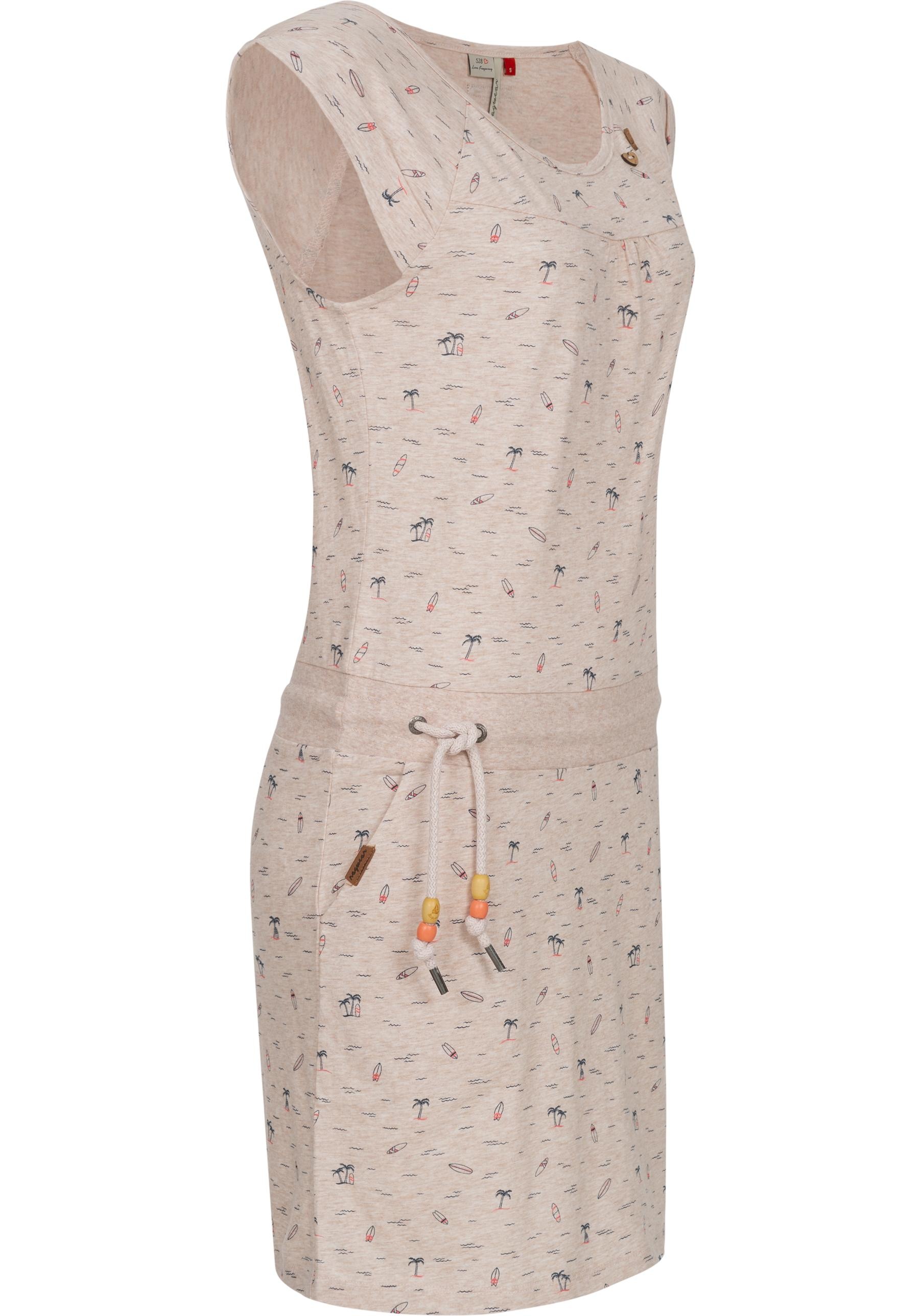 Ragwear Sommerkleid »Penelope«, leichtes Baumwoll Kleid mit Print
