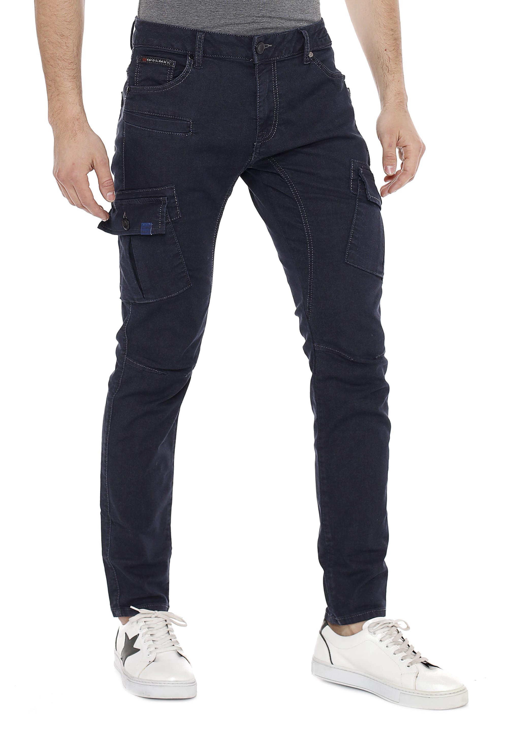 Cipo & Baxx Slim-fit-Jeans, mit Seitentaschen