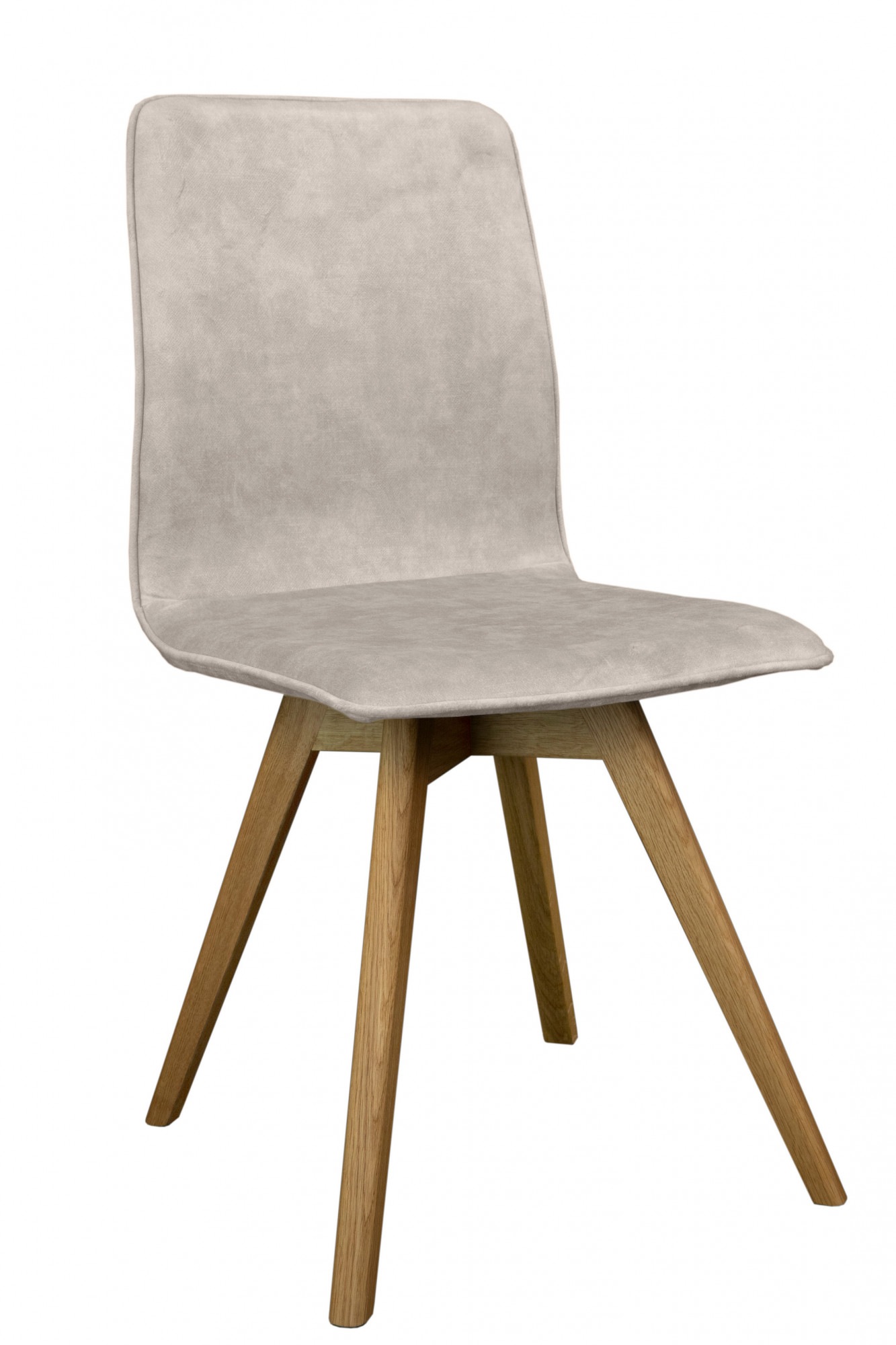 andas Esszimmerstuhl »Rania«, (Set), 2 St., Samtvelours, Massivholzgestell, mit Keder