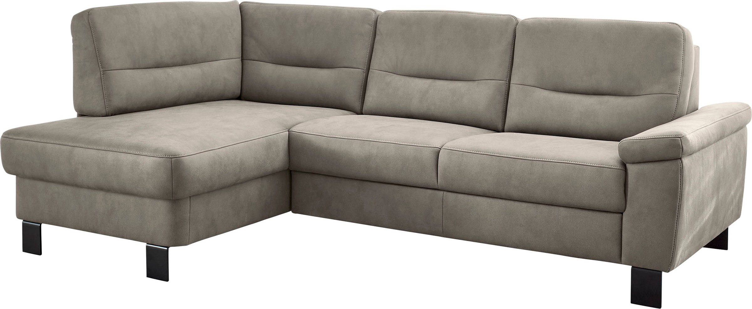 Die PlanBar Ecksofa "PP-PF23172 L-Form, Breite 244 cm" Eckgarnitur mit besonders kleinem Stellmaß ca. 160 x 244 cm