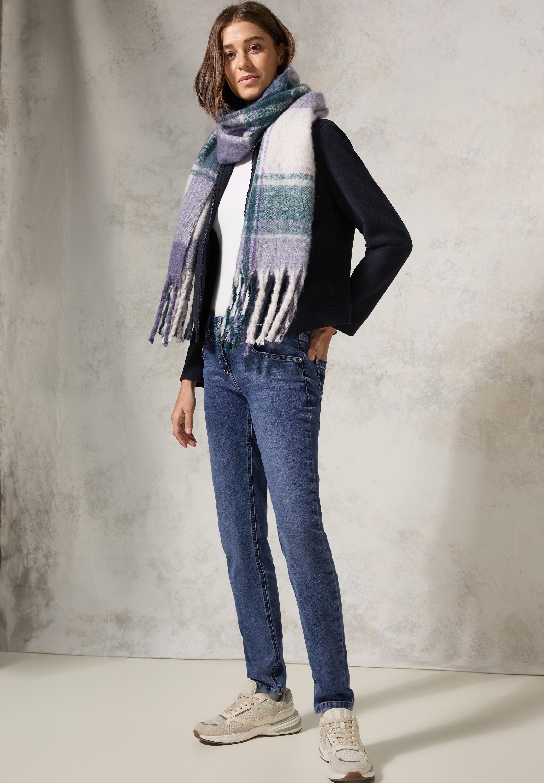 Cecil Slim-fit-Jeans, Middle Waist