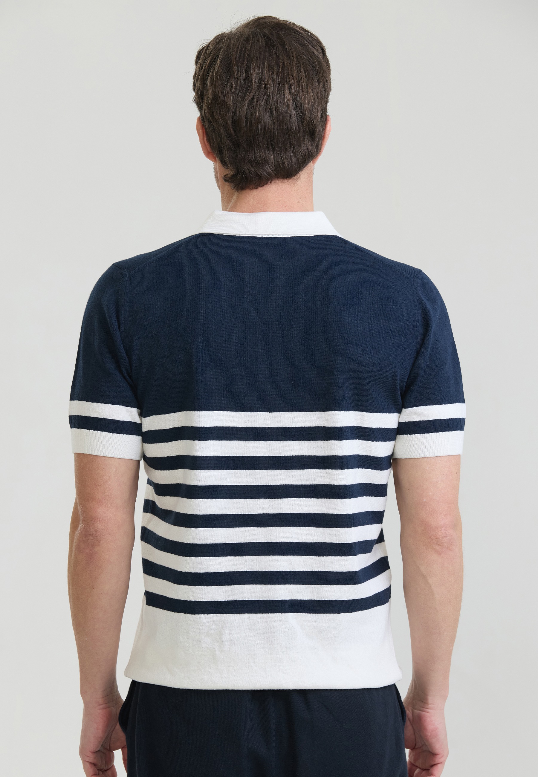 Felix Hardy Poloshirt »Gestreiftes Strick-Poloshirt Kurzarm«