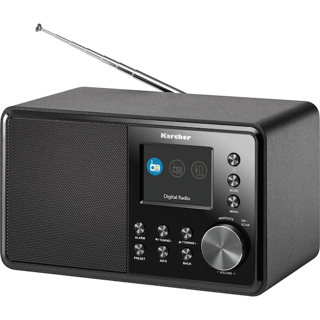 Karcher Digitalradio (DAB+) »DAB 3000«, (Digitalradio (DAB+)-FM-Tuner mit  RDS-UKW mit RDS 3 W) | BAUR