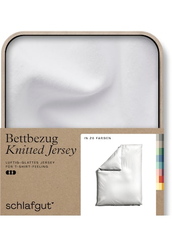 Schlafgut Bettbezug »Knitted Jersey universal iš...