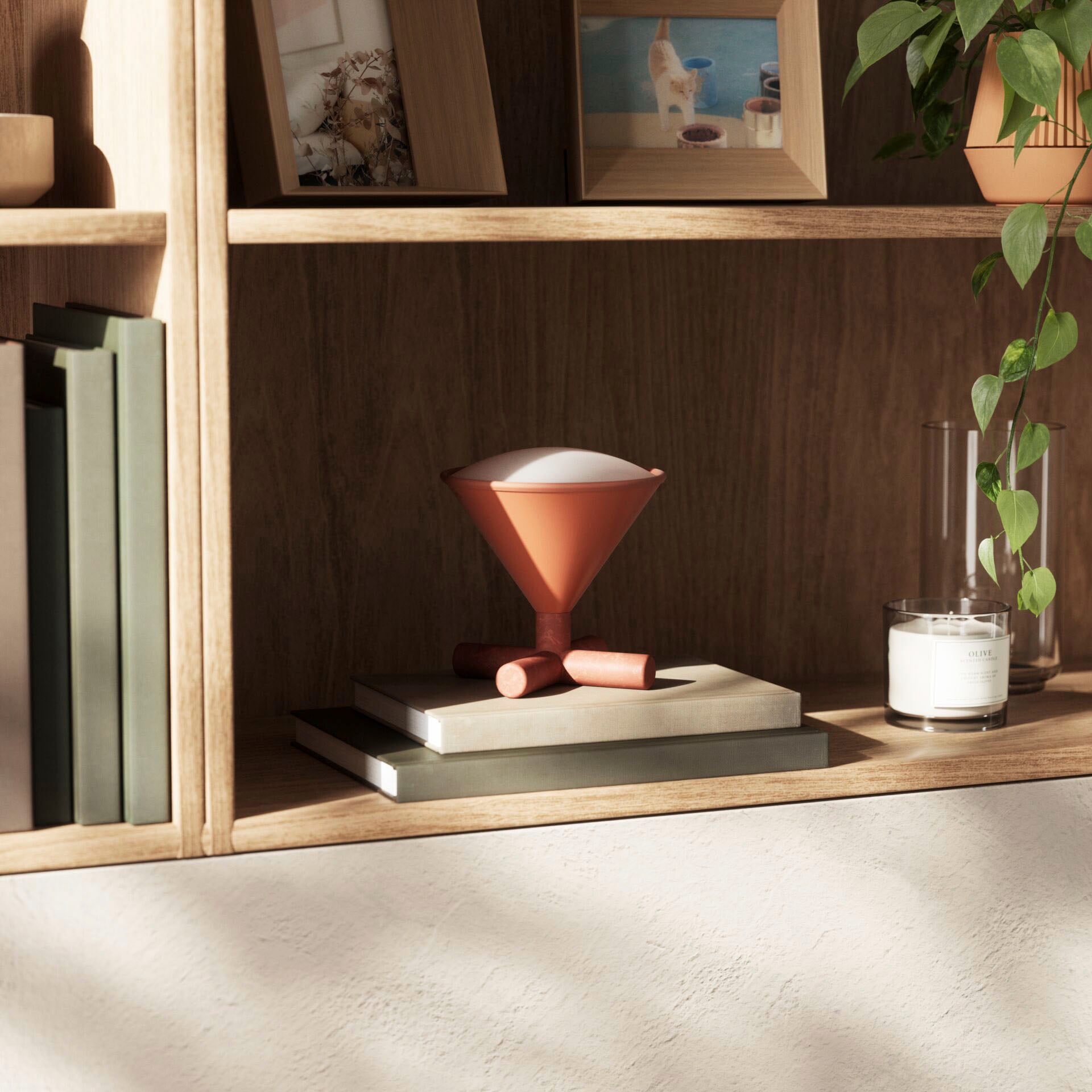 Umbra Dekolicht »Cono Portable Smart Lamp«, Tragbare Matter-kompatible Leuchte im verspielten Design