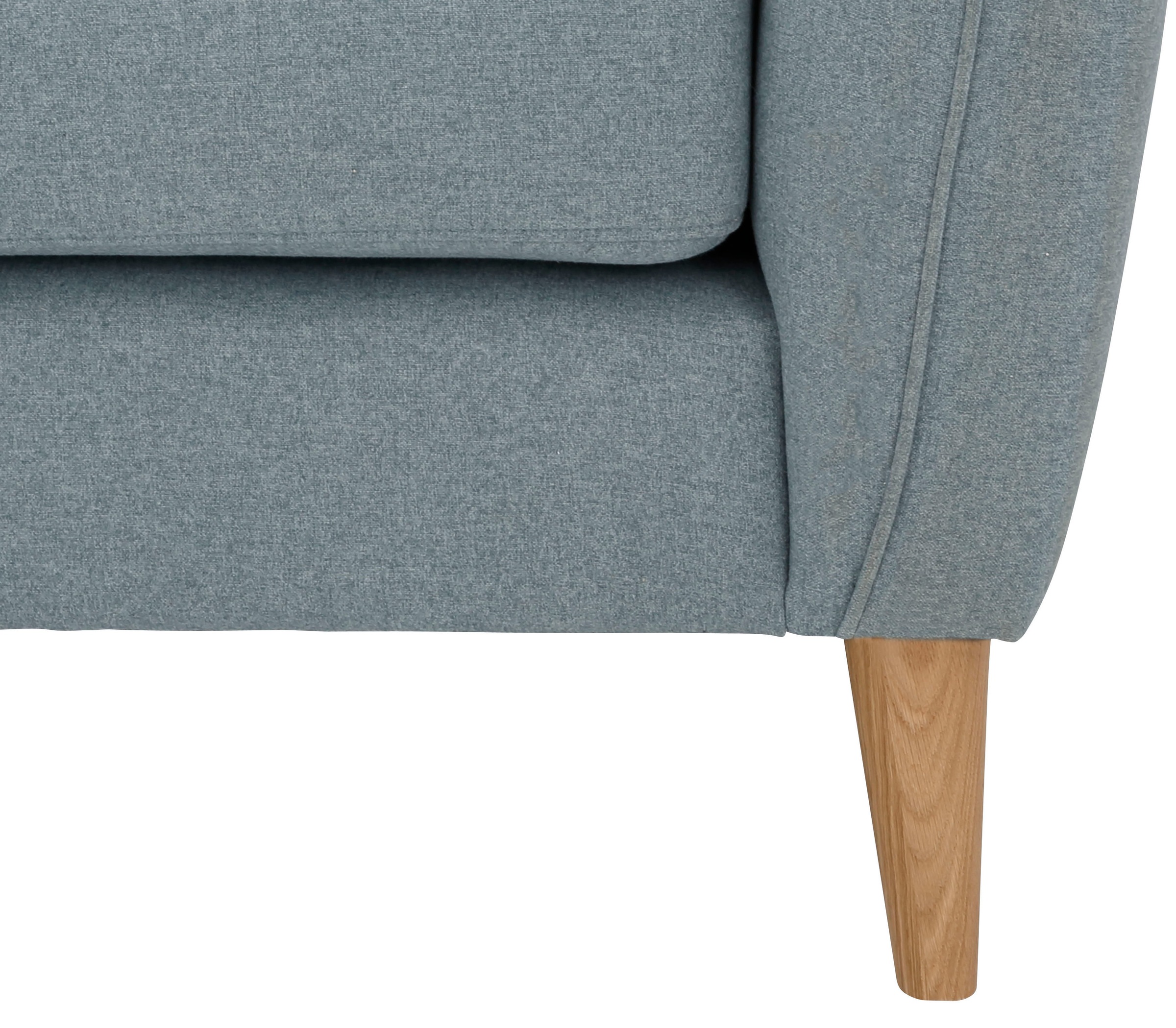 Home affaire Ecksofa »MARSEILLE (242/152cm),L-Form, Rec. rechts/links«, Massivholzbeine aus Eiche, in verschieden Bezügen und Farbvarianten