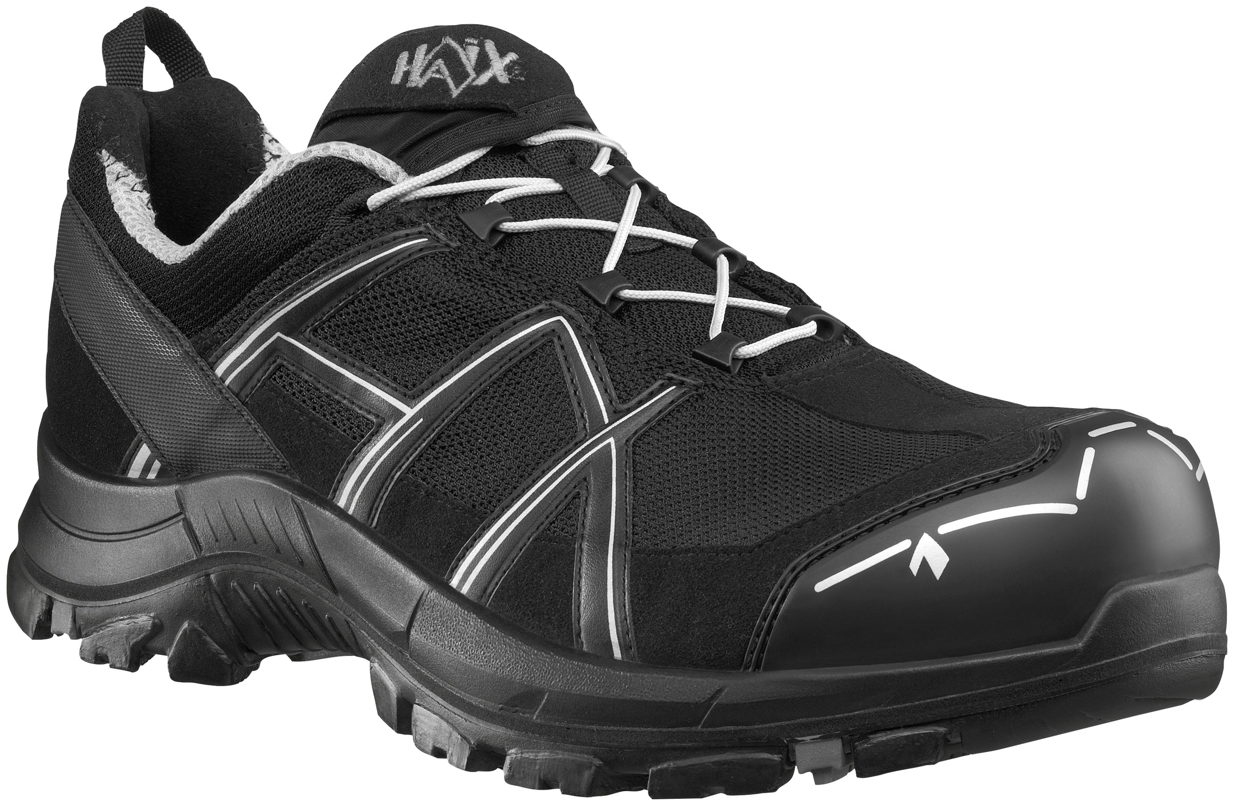 haix Arbeitsschuh »BLACK EAGLE Safety 41.1 low/black-silver« mit atmungsaktivem Innenfuter und antistatischer Sohle
