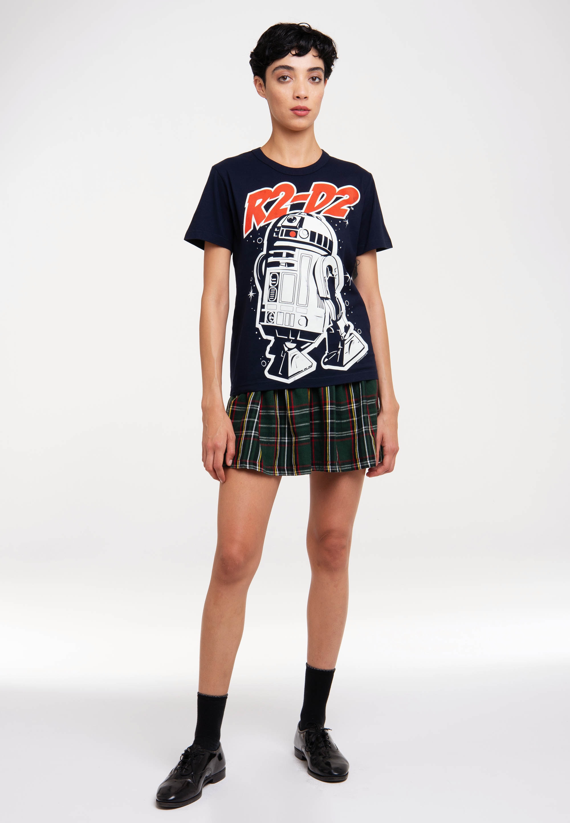 LOGOSHIRT T-Shirt »Star Wars - R2-D2«, mit coolem Print