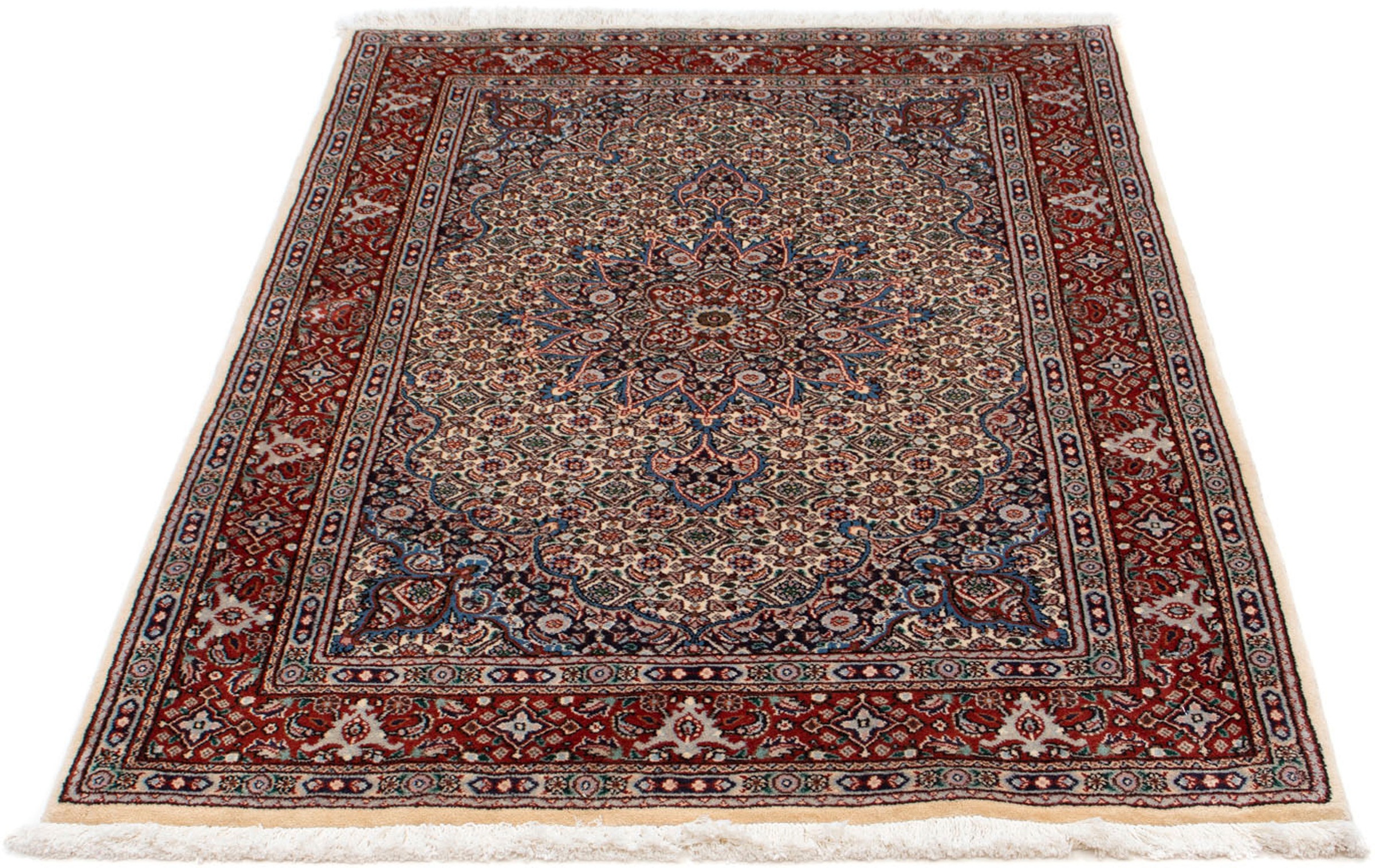 morgenland Orientteppich "Perser - Classic - 146 x 97 cm - dunkelblau", rechteckig, 10 mm Höhe, Wohnzimmer, Handgeknüpft