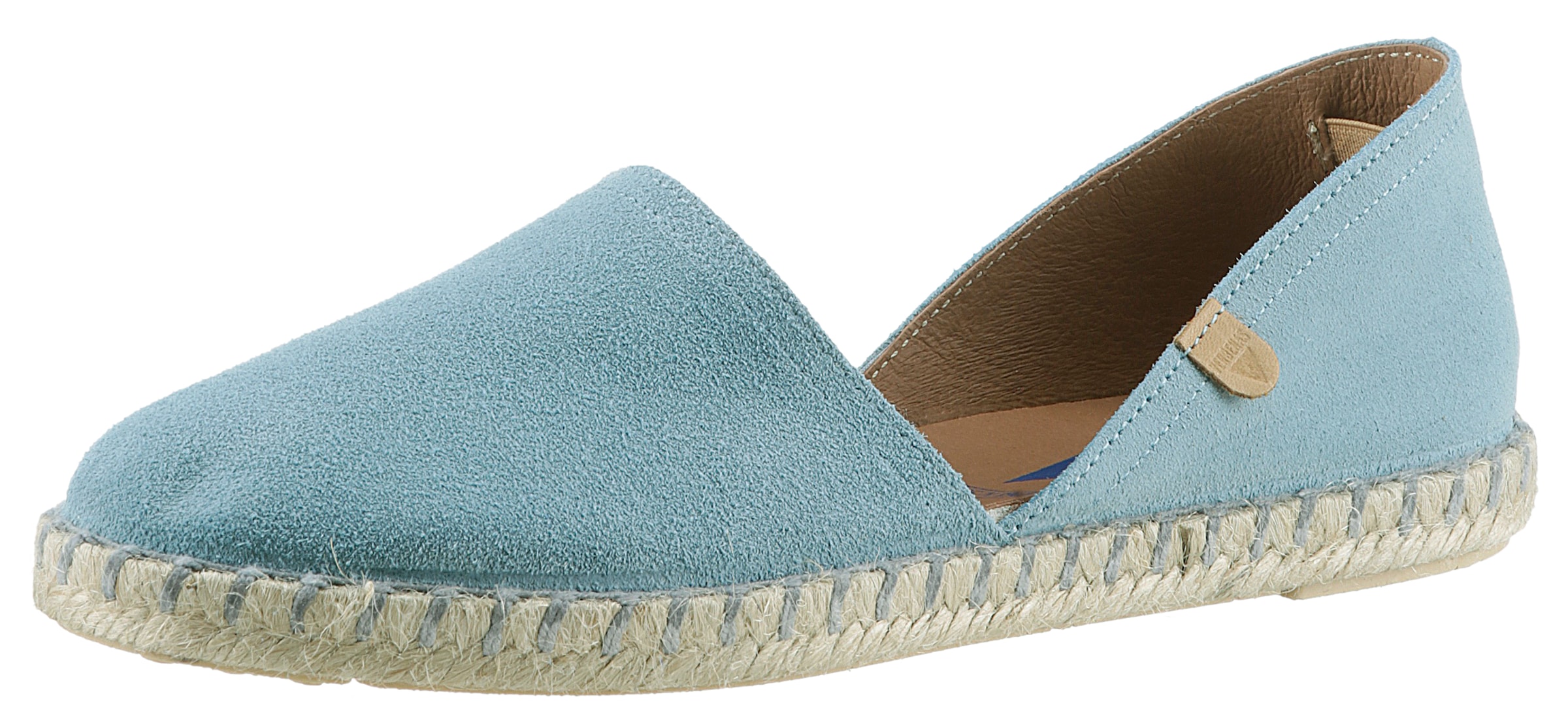 VERBENAS Espadrille, Schlupfschuh, Sommerschuh, Loafer mit typischem Jute-Rahmen