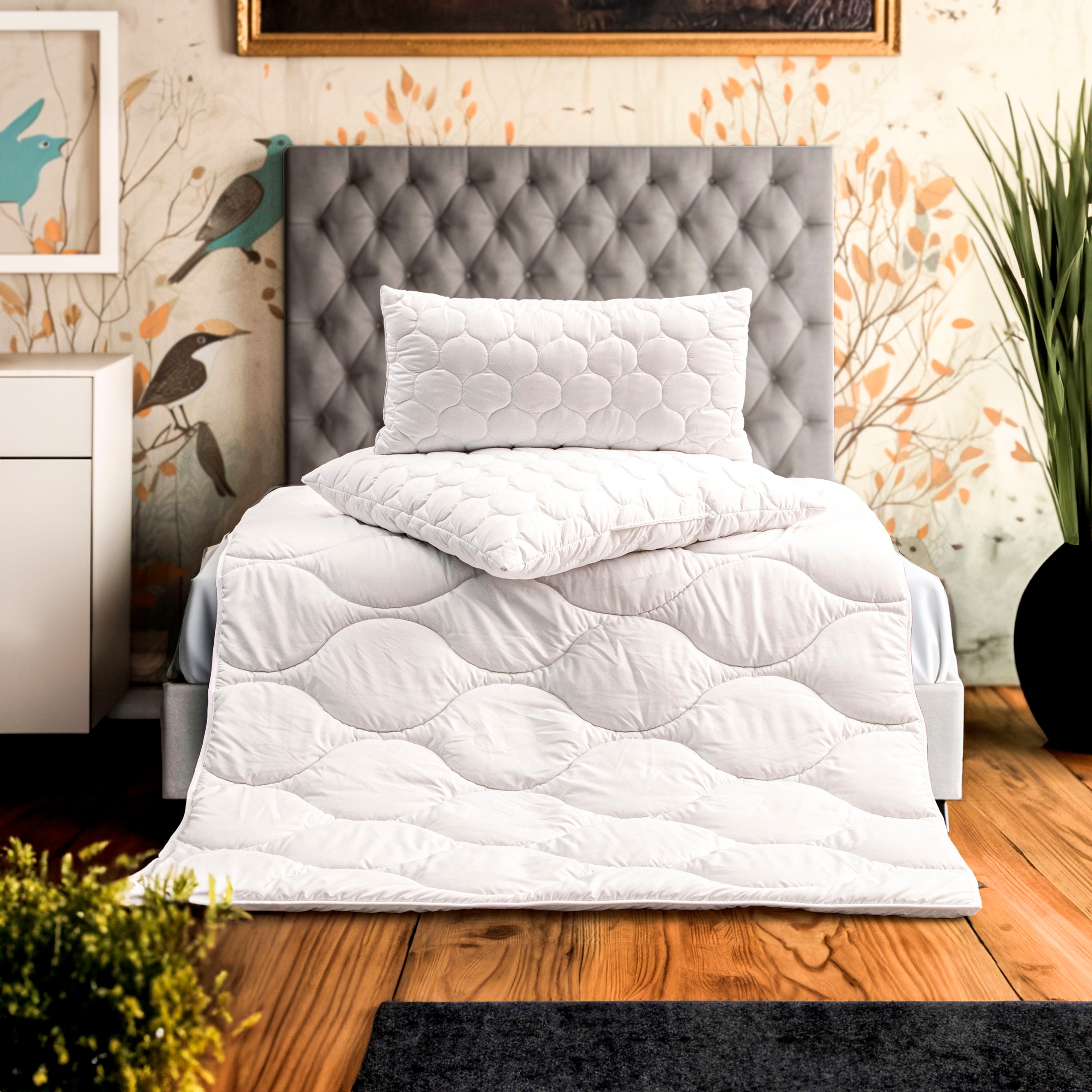 John Cotton Microfaserbettdecke "Bio, Greta, 135x200, 155x220cm, Luxus" lei günstig online kaufen